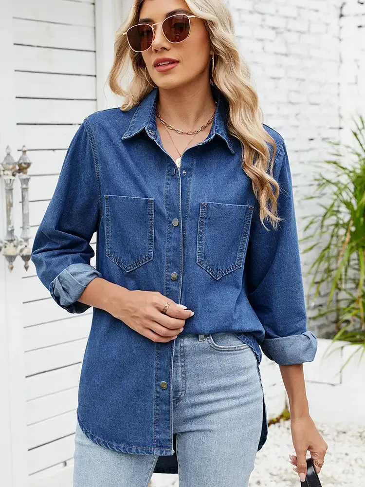 Relaxed Fit Denim Shirt