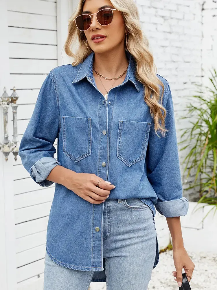 Relaxed Fit Denim Shirt