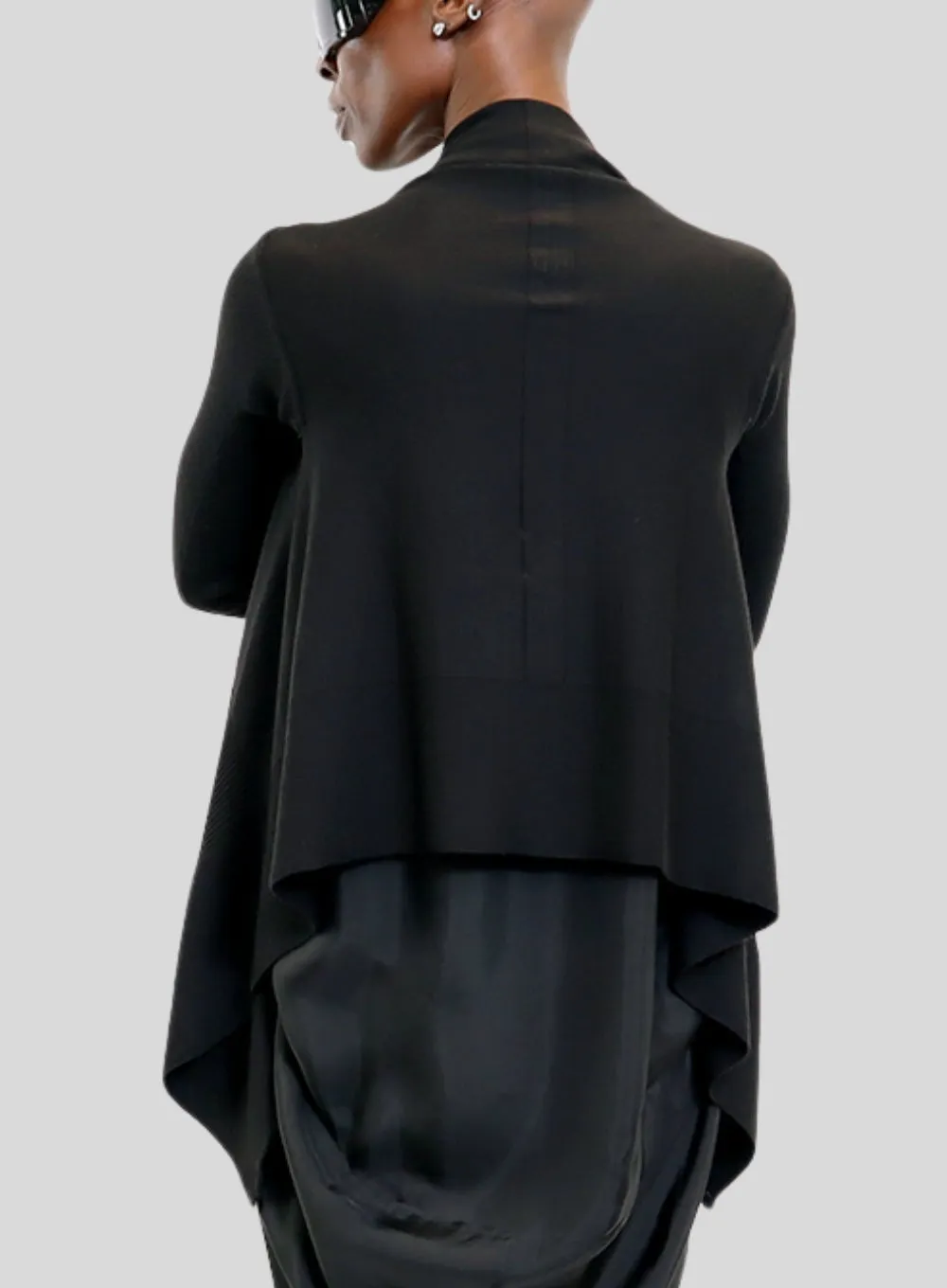 RICK OWENS | Tied Short Wrap Sweater