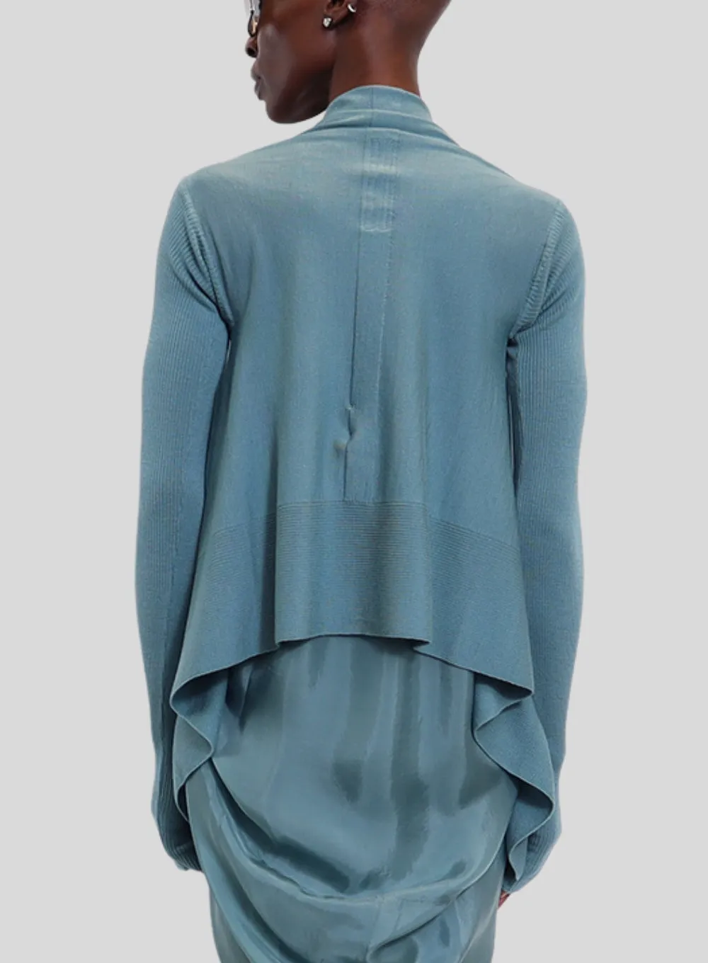 RICK OWENS | Tied Short Wrap Sweater