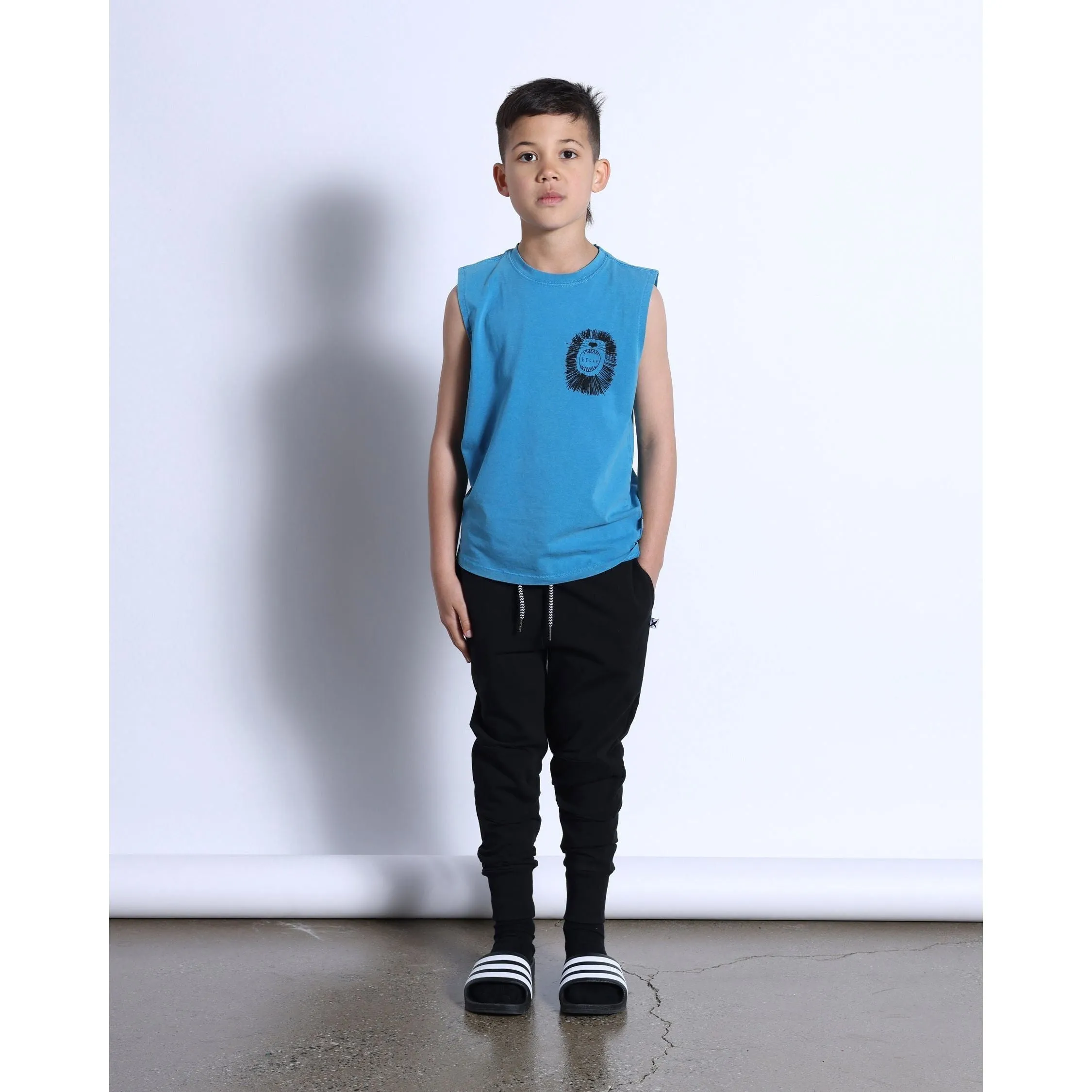 Roaring Lion Sleeveless Tee- Sky Wash