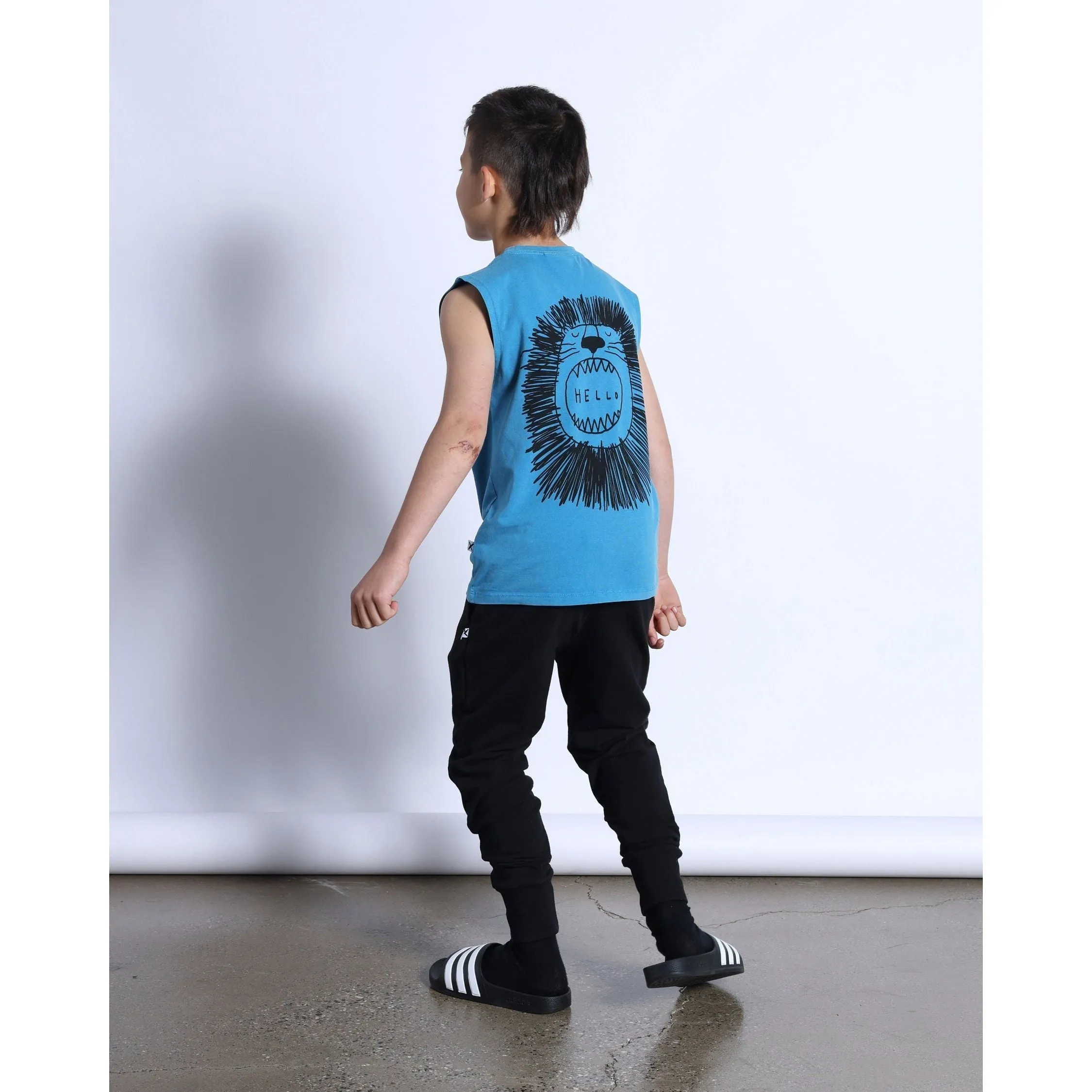Roaring Lion Sleeveless Tee- Sky Wash