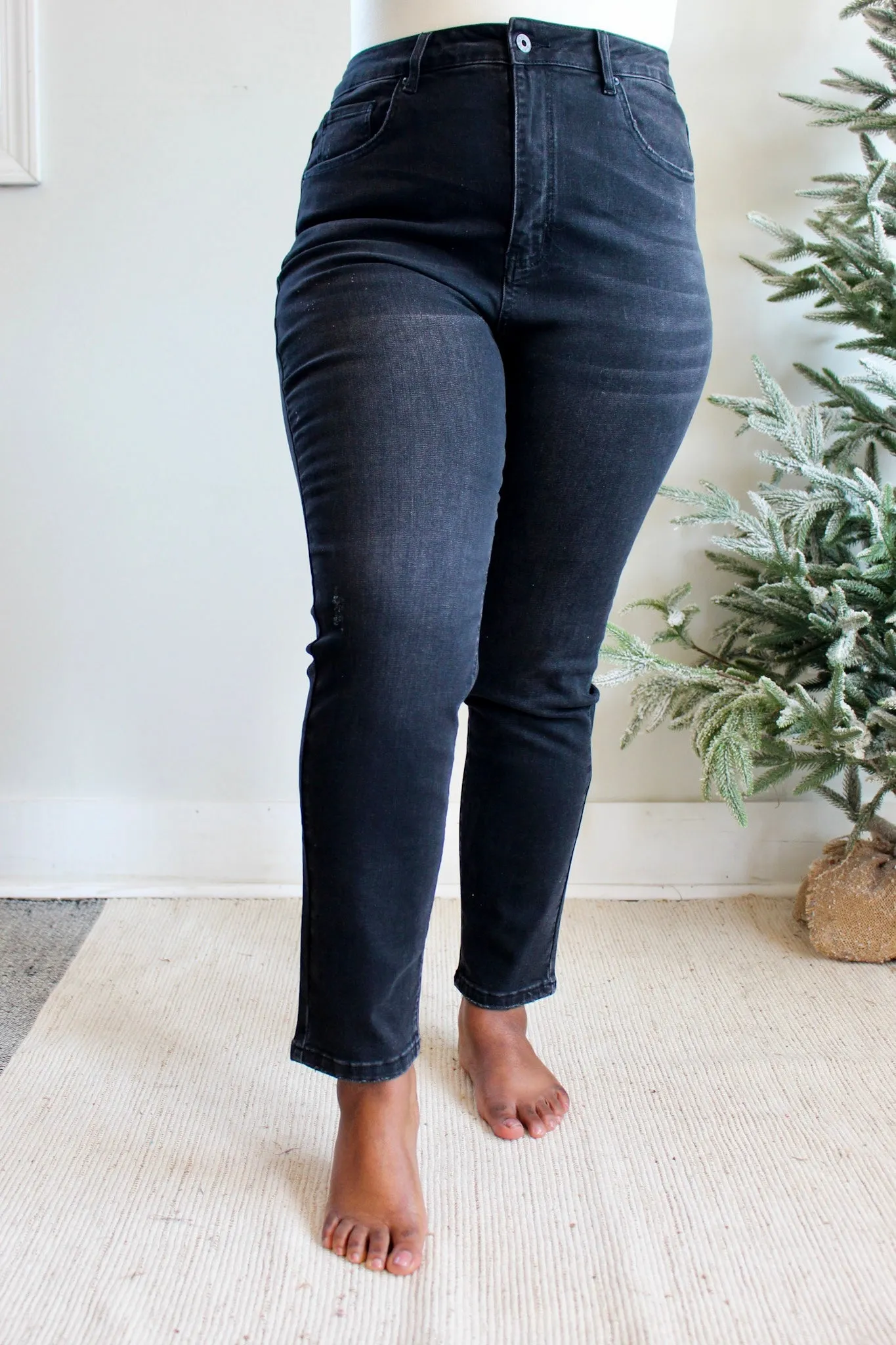 Ruby High Rise Skinny • Black - PLUS