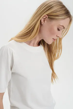 Saint Tropez Mila Short Sleeve Pullover in Ice
