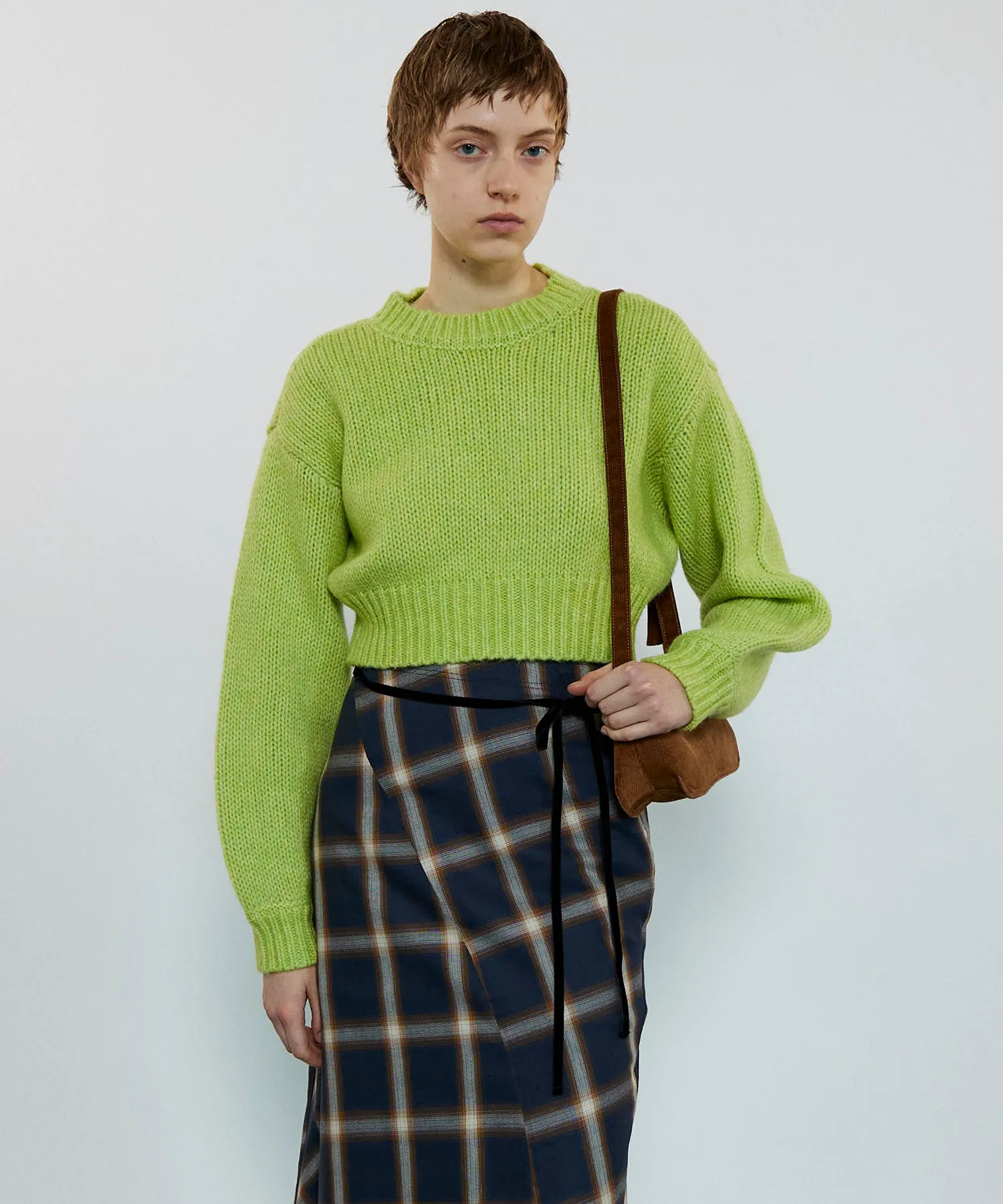【SALE】Wool Short Length Knitwear