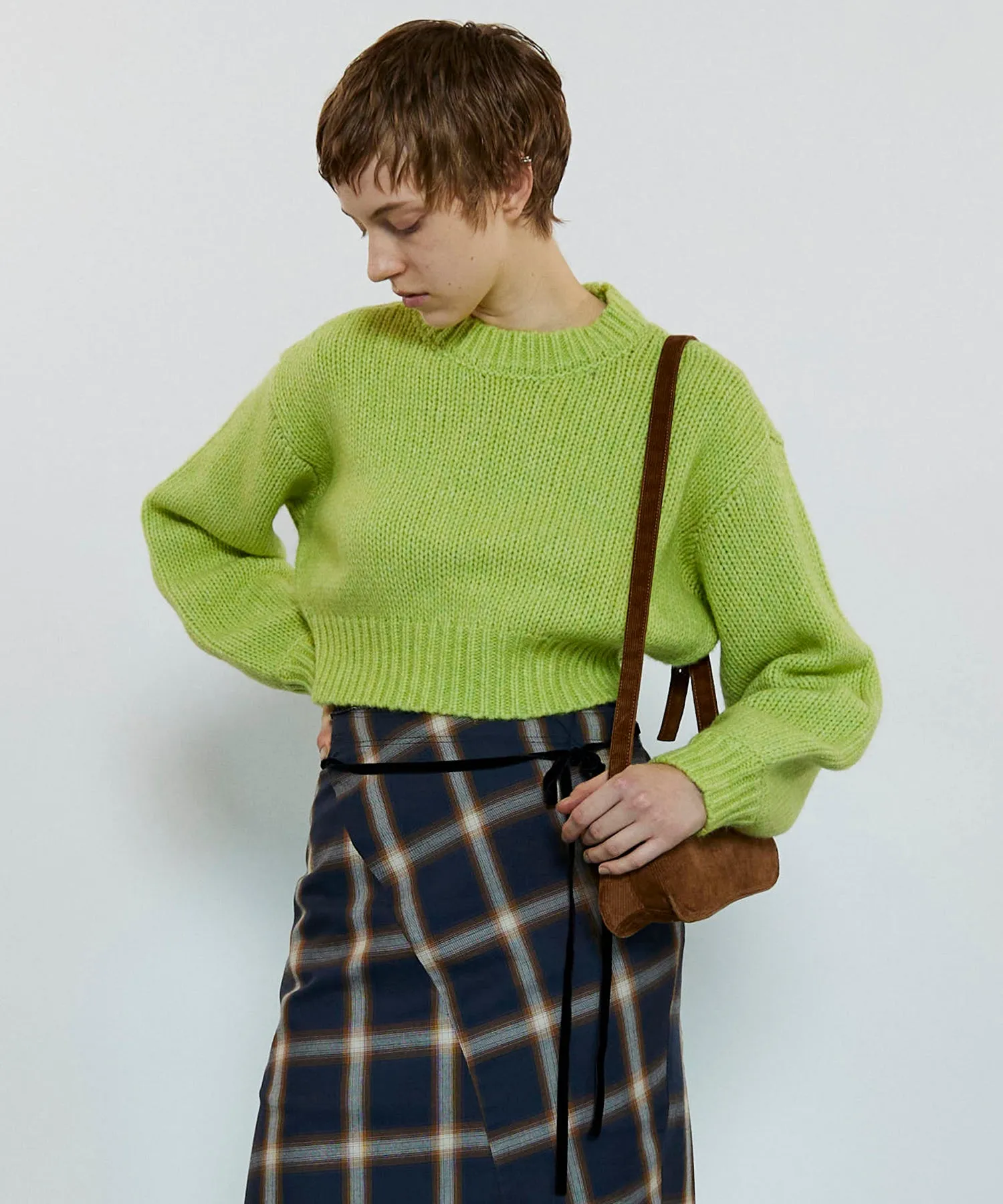【SALE】Wool Short Length Knitwear