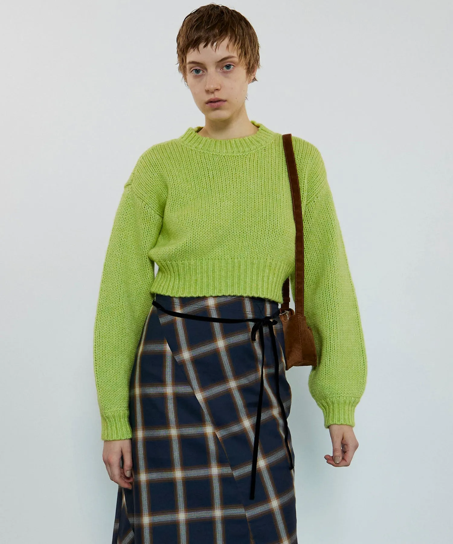 【SALE】Wool Short Length Knitwear