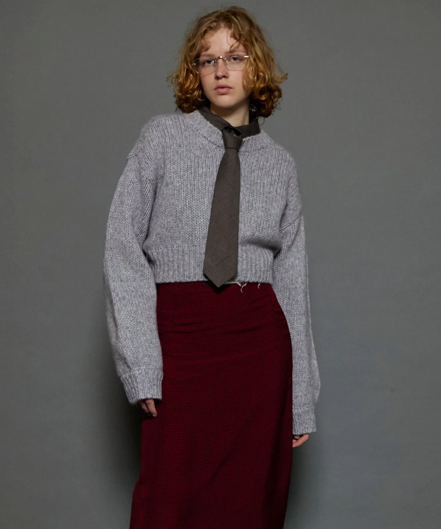【SALE】Wool Short Length Knitwear