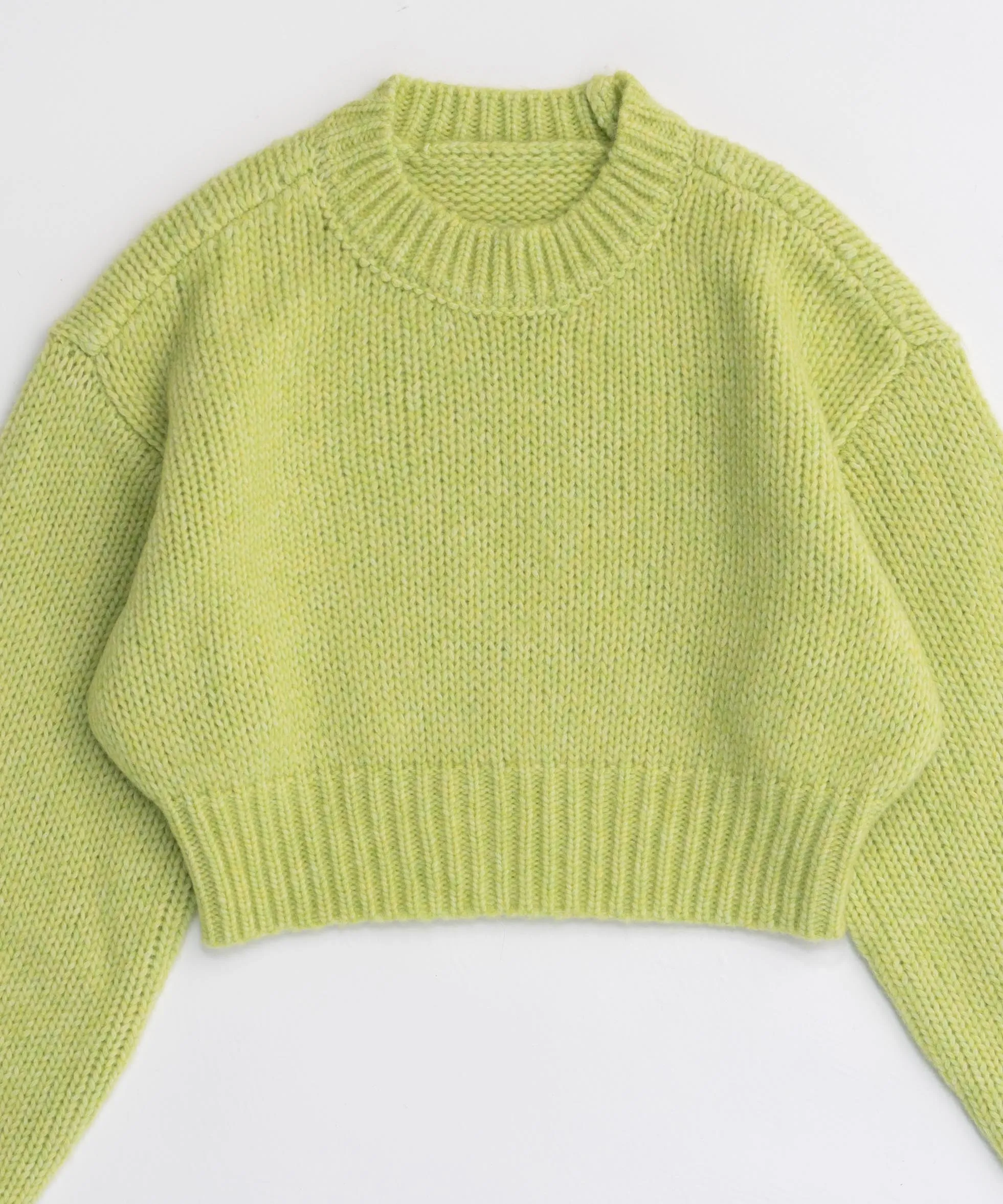 【SALE】Wool Short Length Knitwear