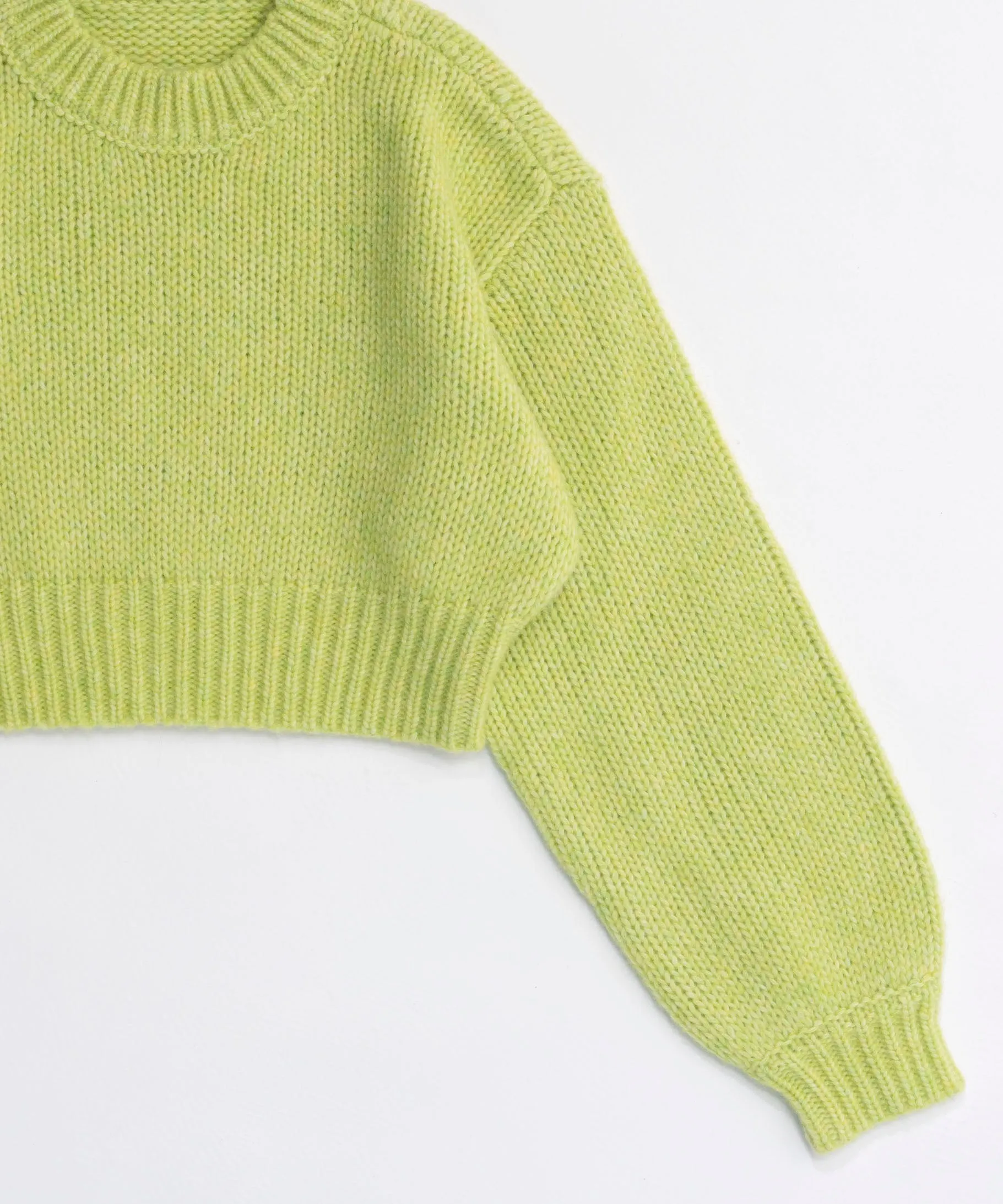 【SALE】Wool Short Length Knitwear