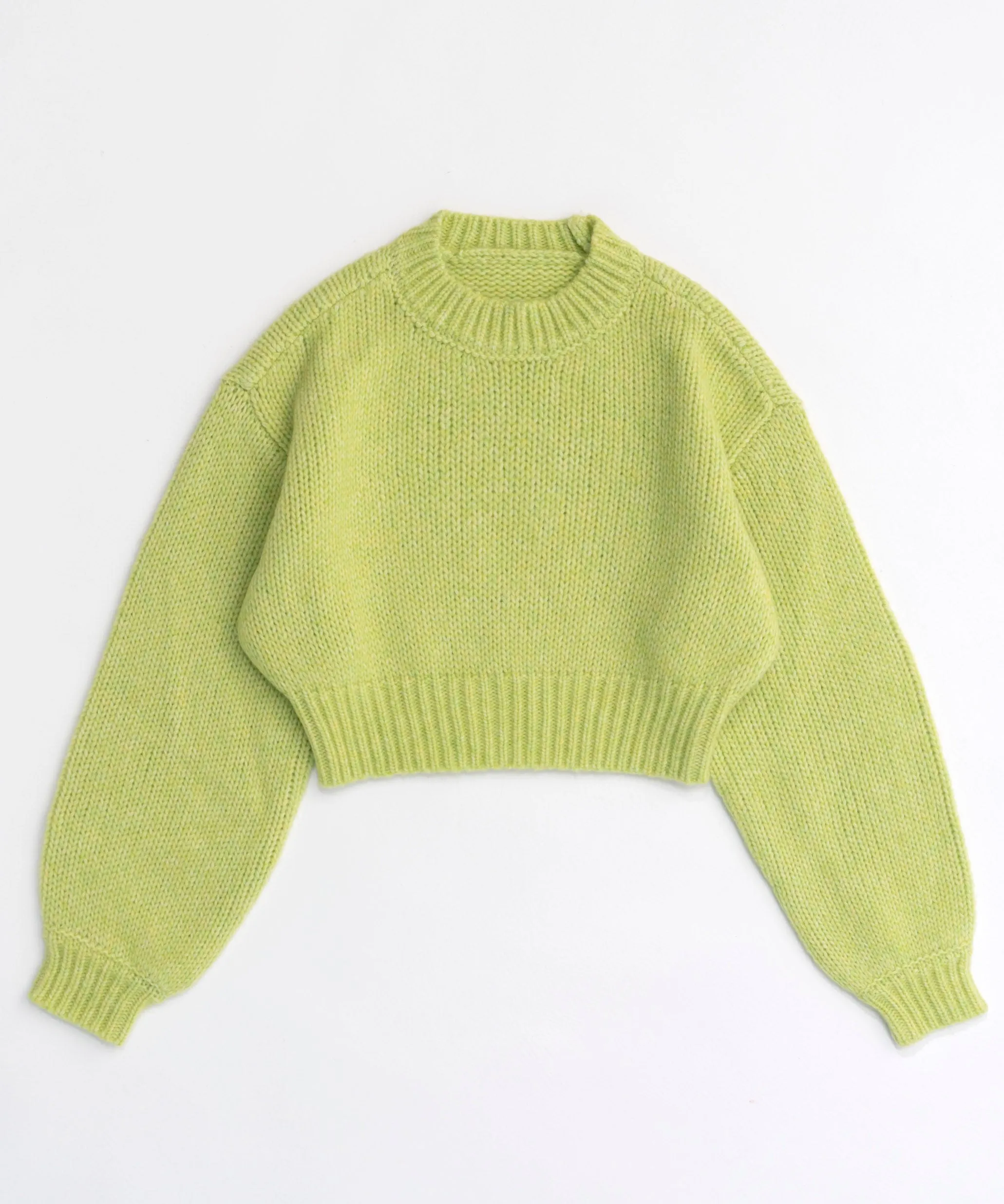 【SALE】Wool Short Length Knitwear