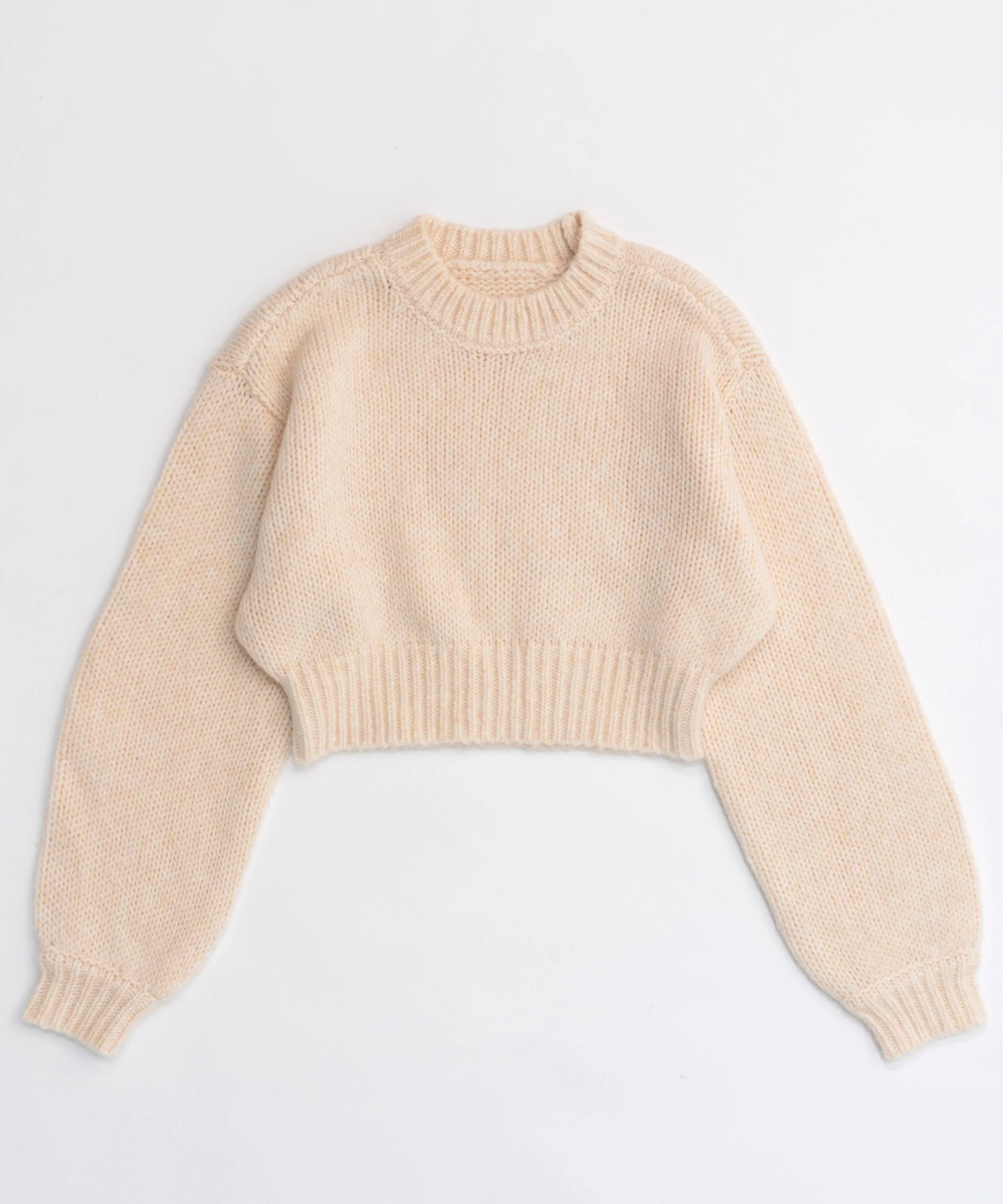 【SALE】Wool Short Length Knitwear