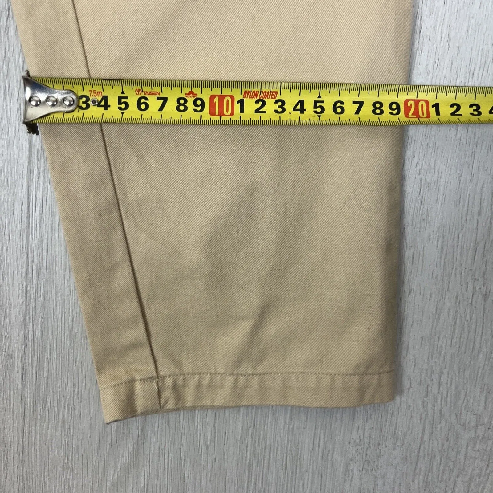 Santa Cruz Boys Teens Beige Chino Pants Size 16 Years
