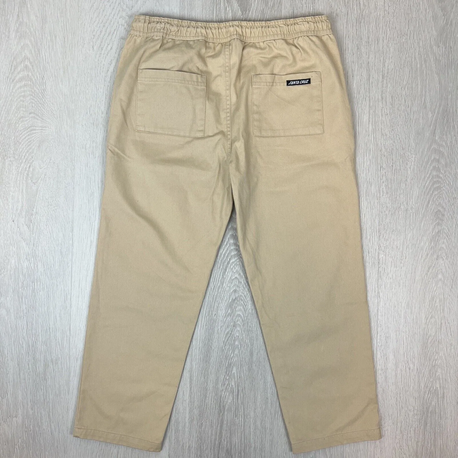 Santa Cruz Boys Teens Beige Chino Pants Size 16 Years