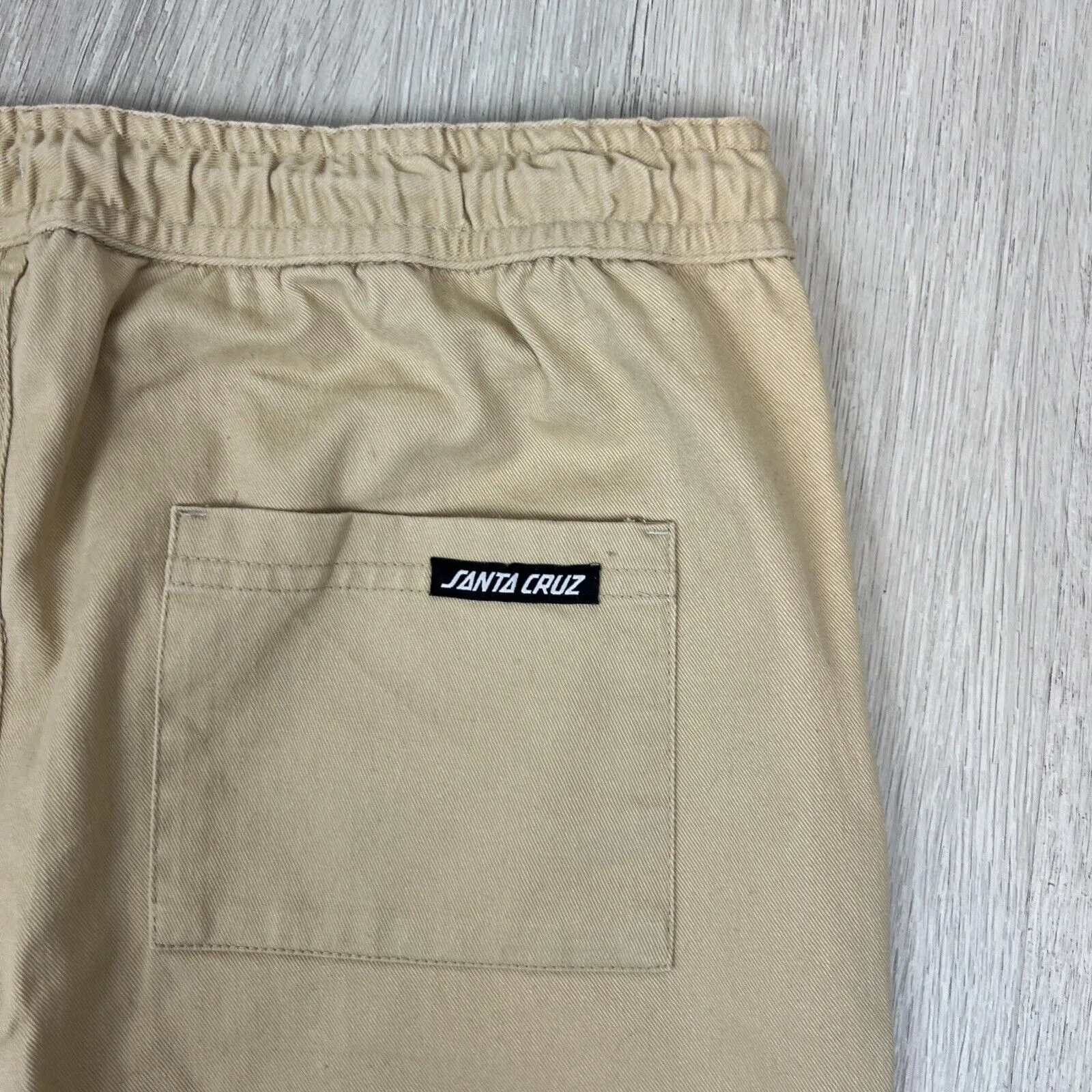 Santa Cruz Boys Teens Beige Chino Pants Size 16 Years