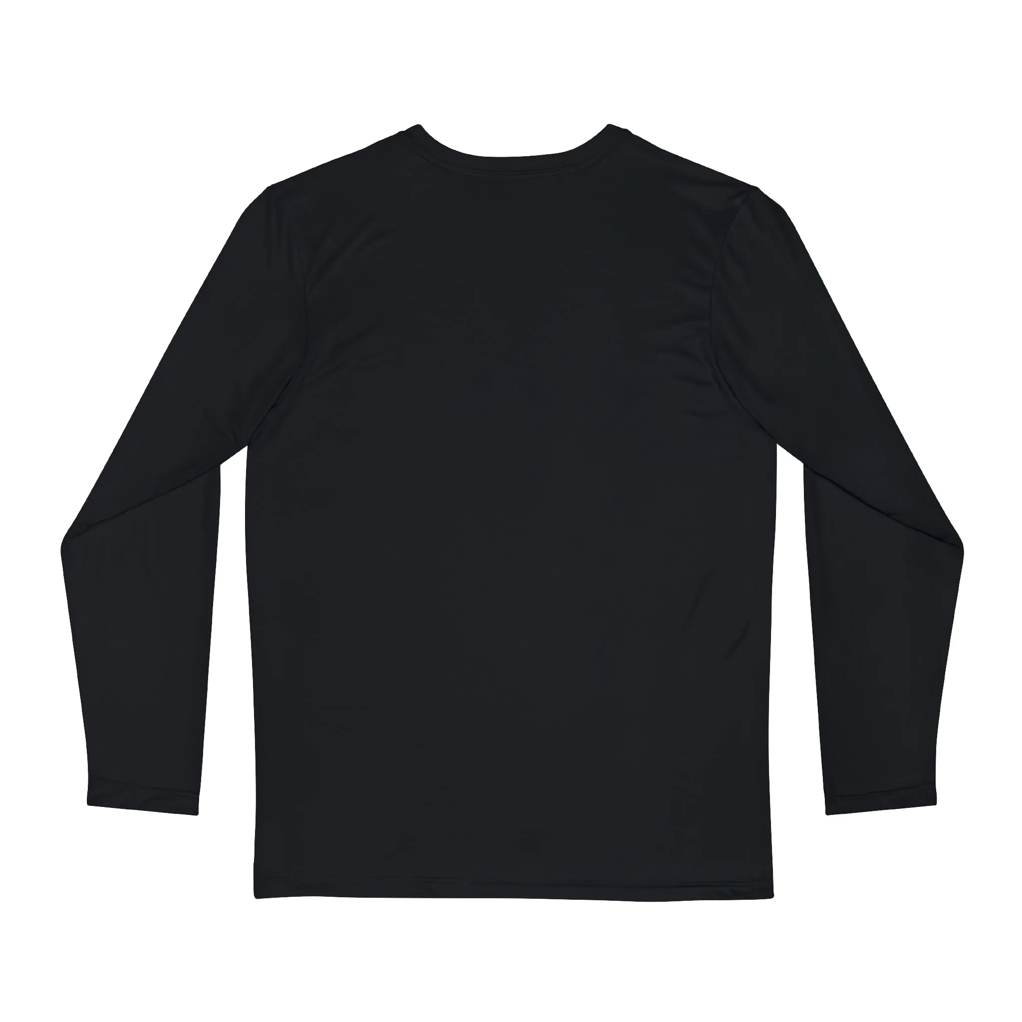 Serena Israel Lime & Blue Peace on Black Men's Long Sleeve Shirt