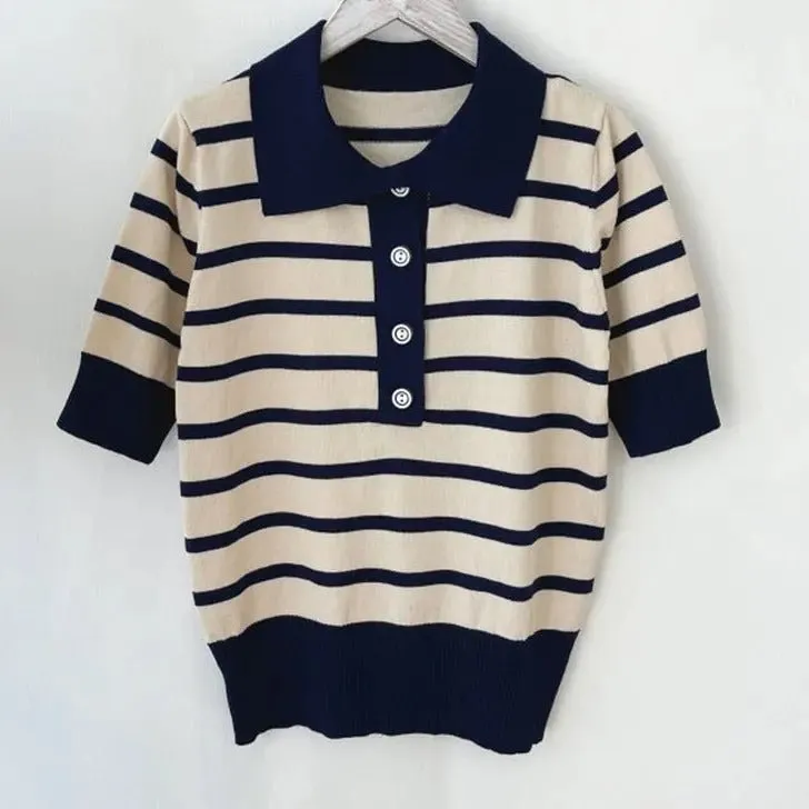 Sevyn Elegant Striped Sweater