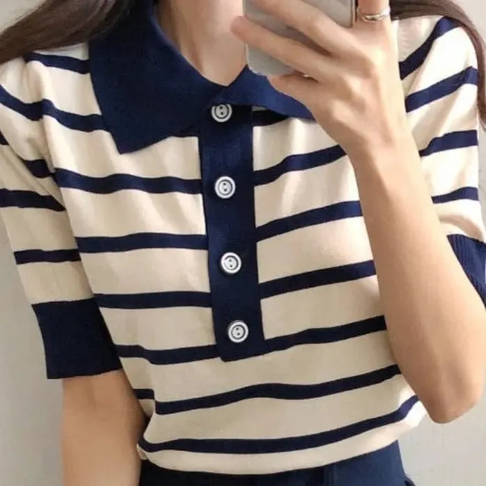 Sevyn Elegant Striped Sweater