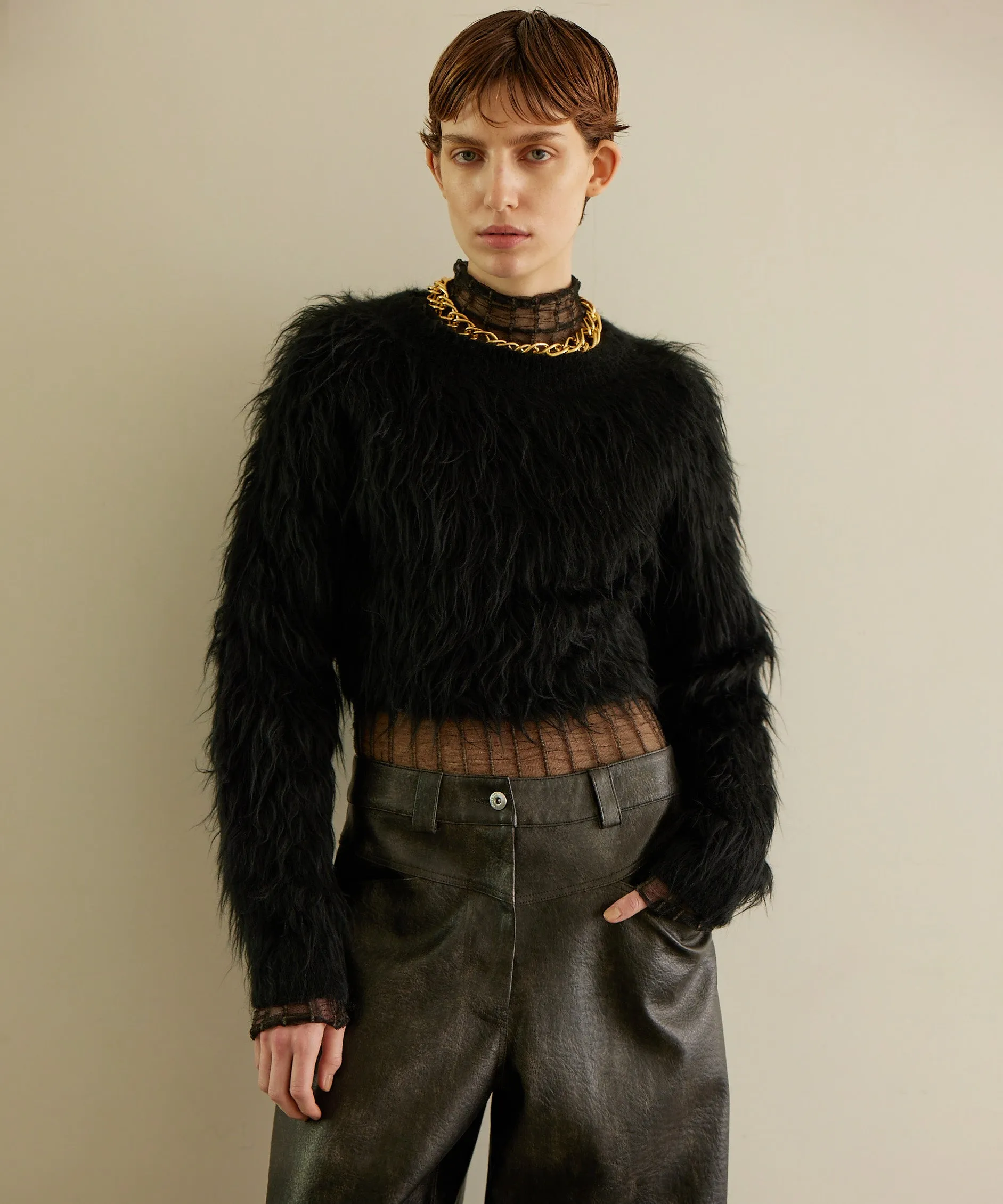 Shaggy Short Length Knitwear