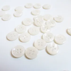 Shell Shirt Button - Pearl