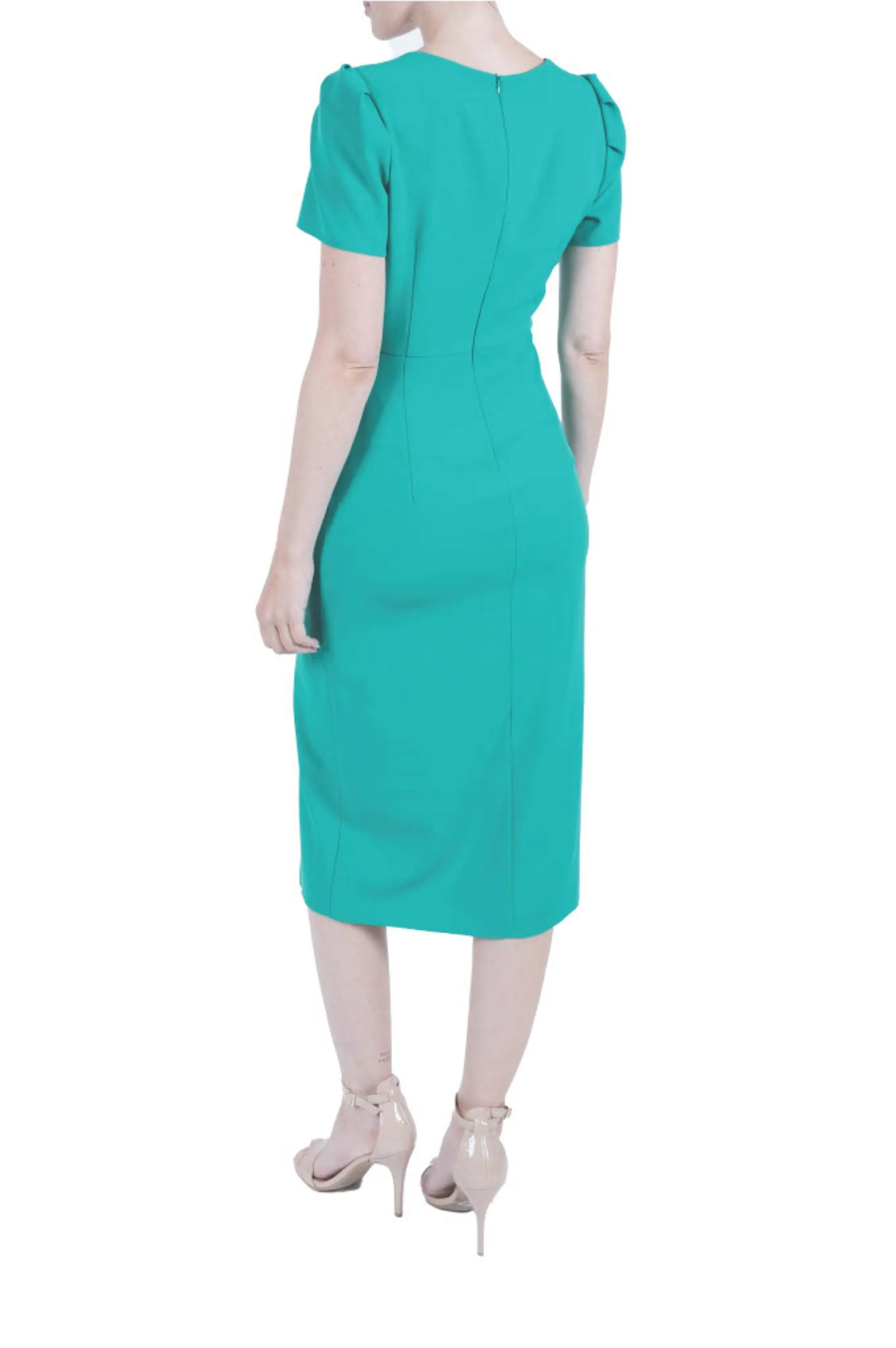 Short Sleeve Midi Dress