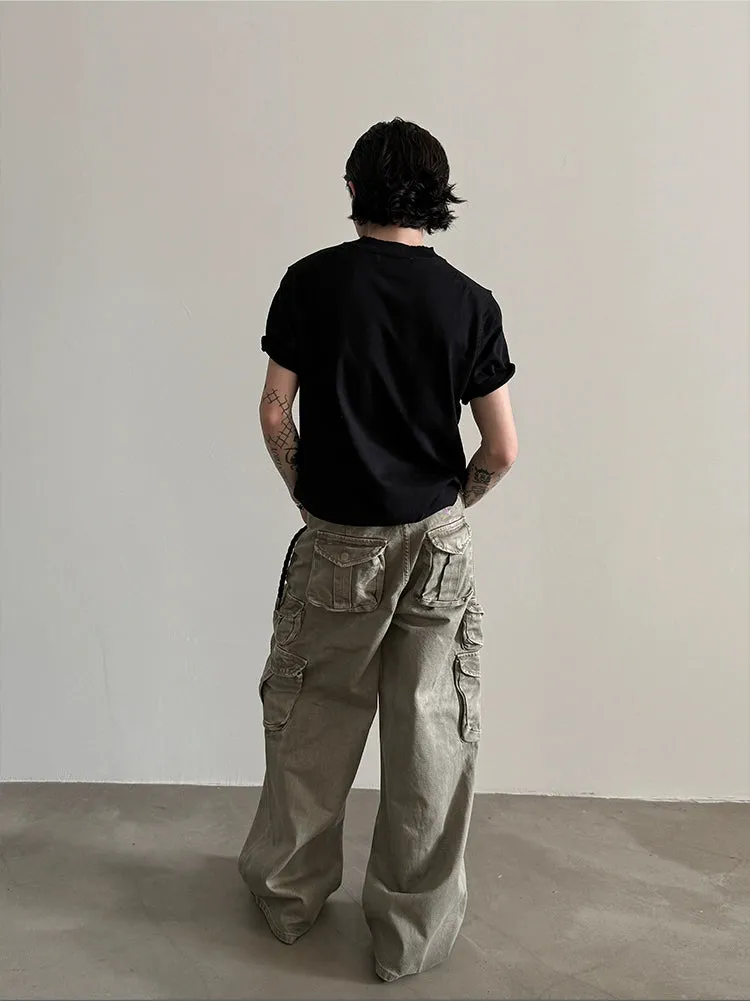 Short-sleeved Knitted Pullover