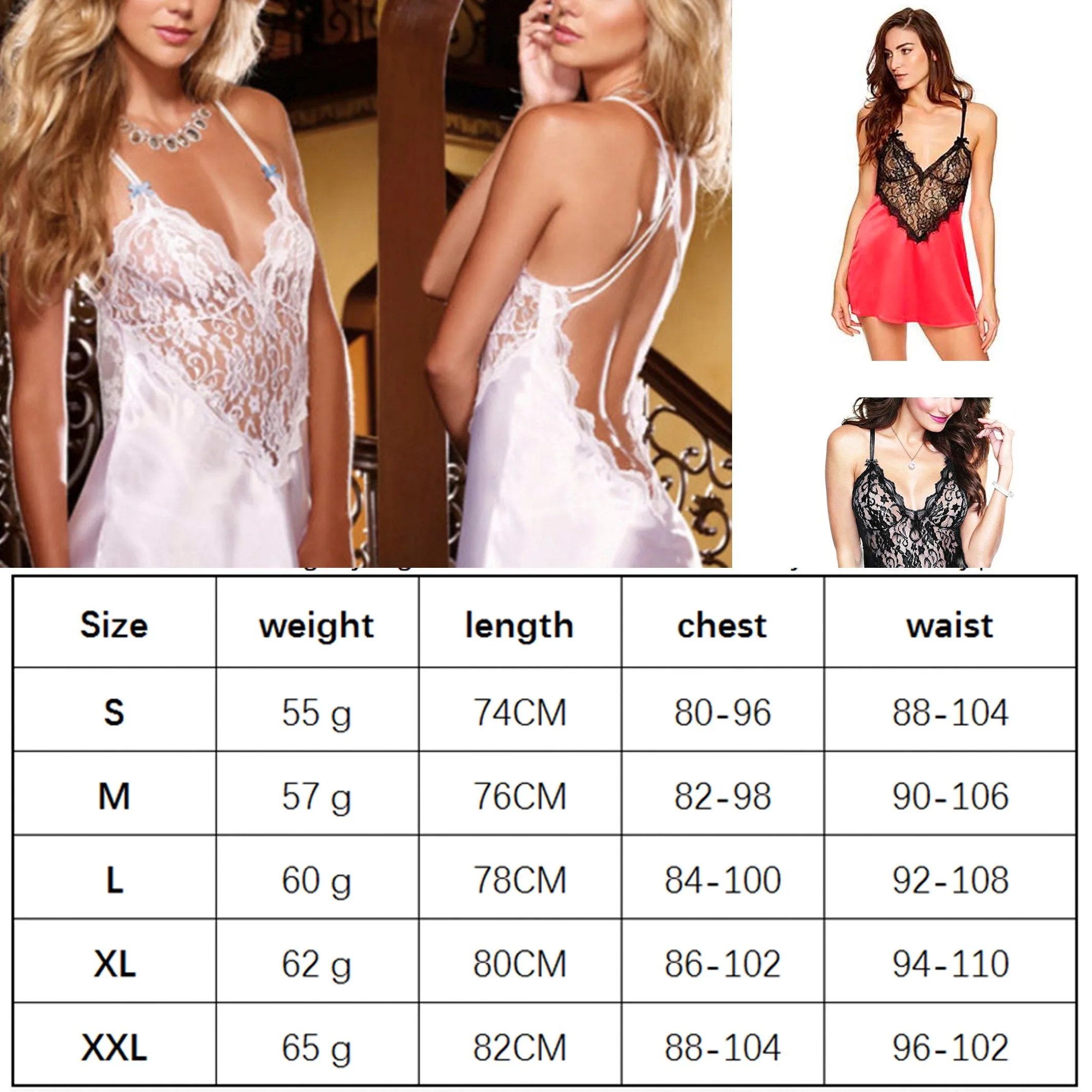 Silk Nightdress | Lace Nightdress | Lace Lingerie | Silk Lingerie