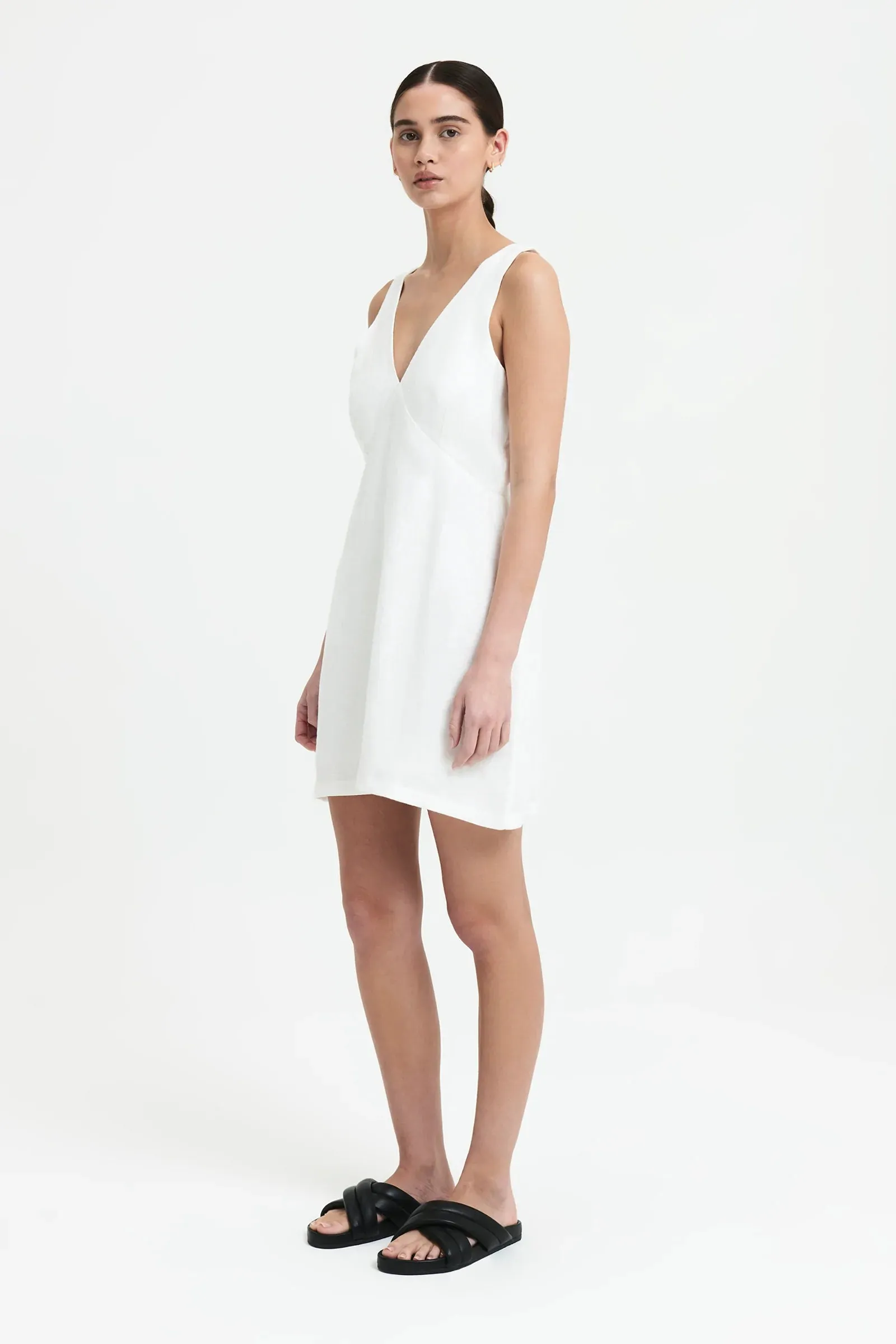 Sima Linen Mini Dress