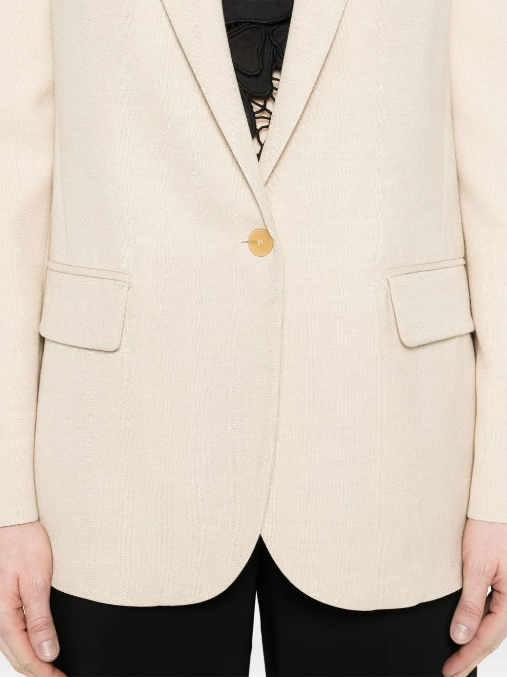 Single-breasted blazer jacket