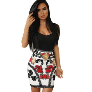 Sleeveless Spaghetti Strap Floral Mini Length Short Print Dress