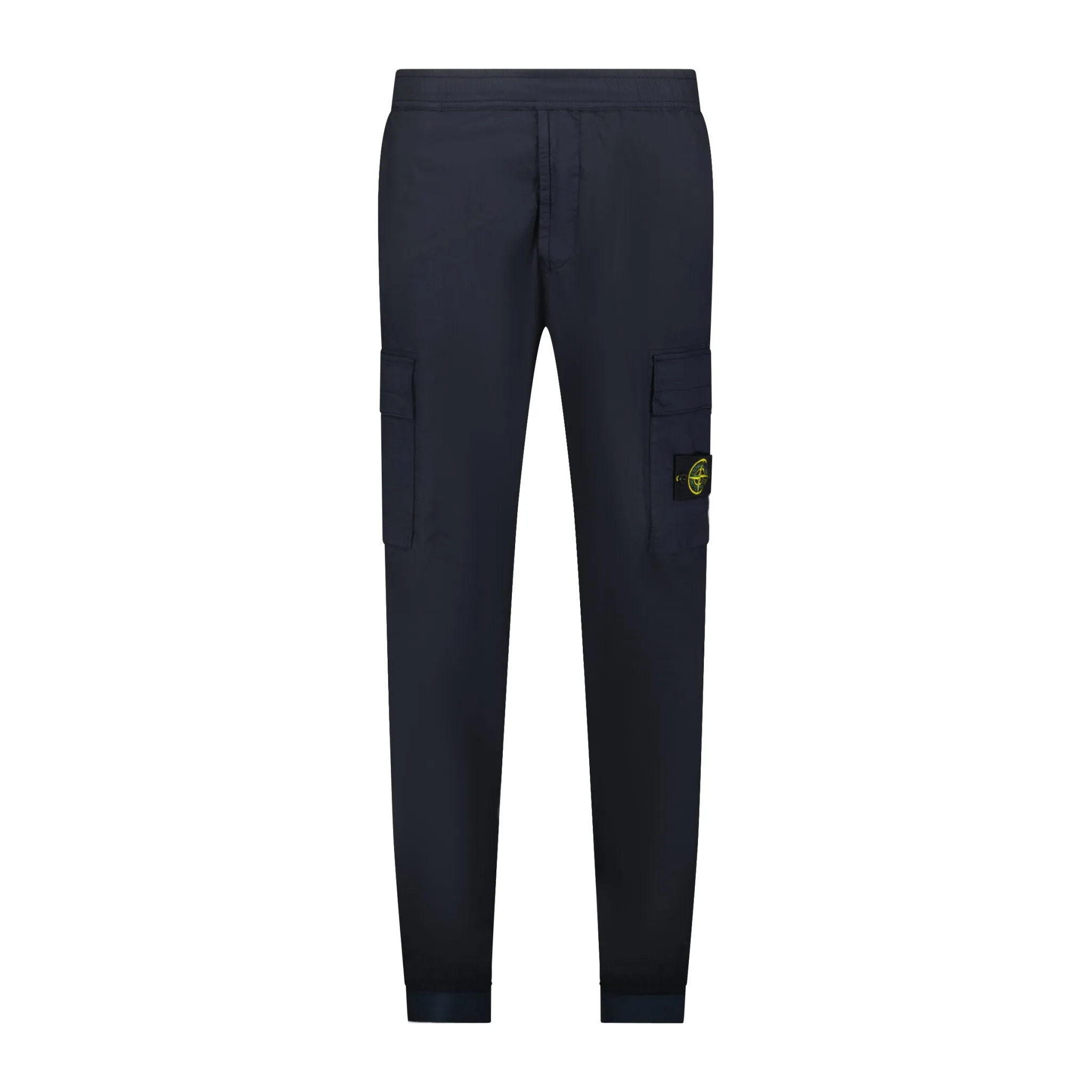 STONE ISLAND CUFFED CARGO TROUSERS NAVY
