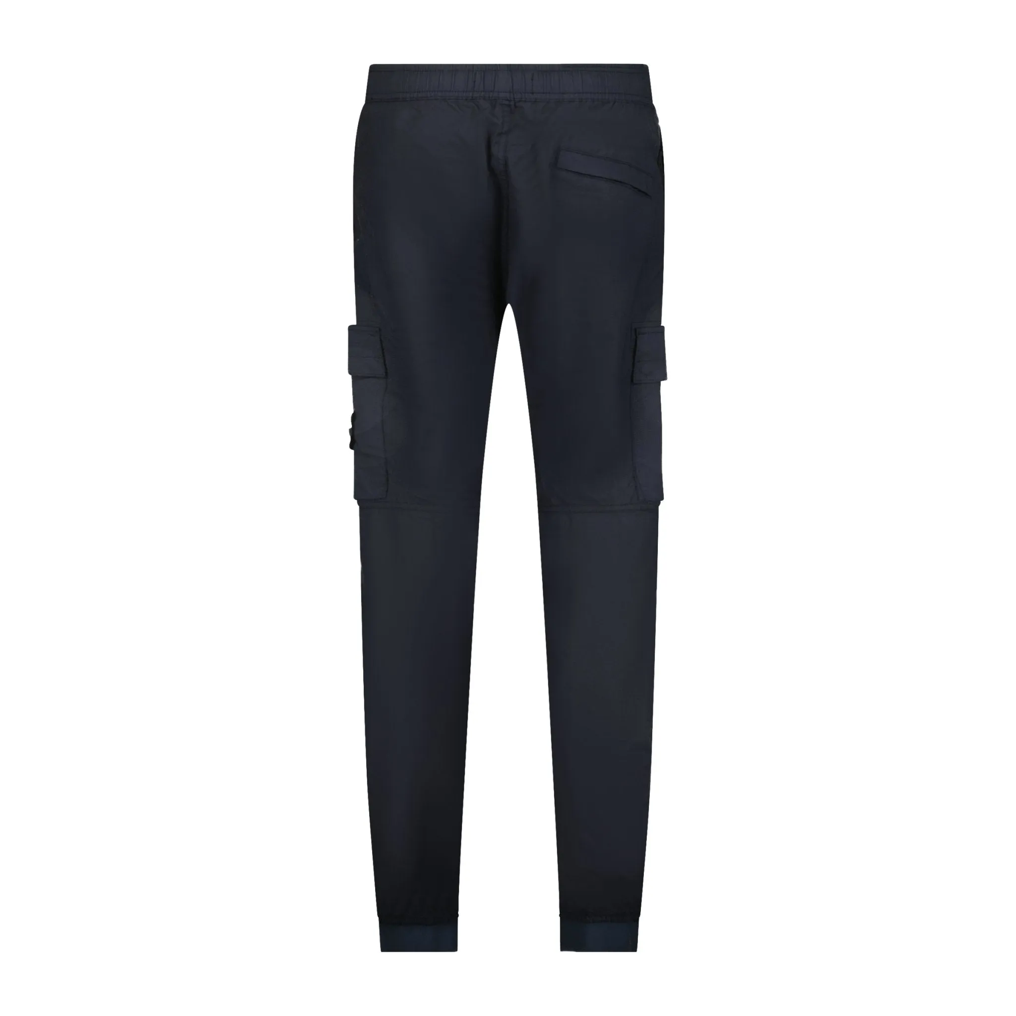 STONE ISLAND CUFFED CARGO TROUSERS NAVY