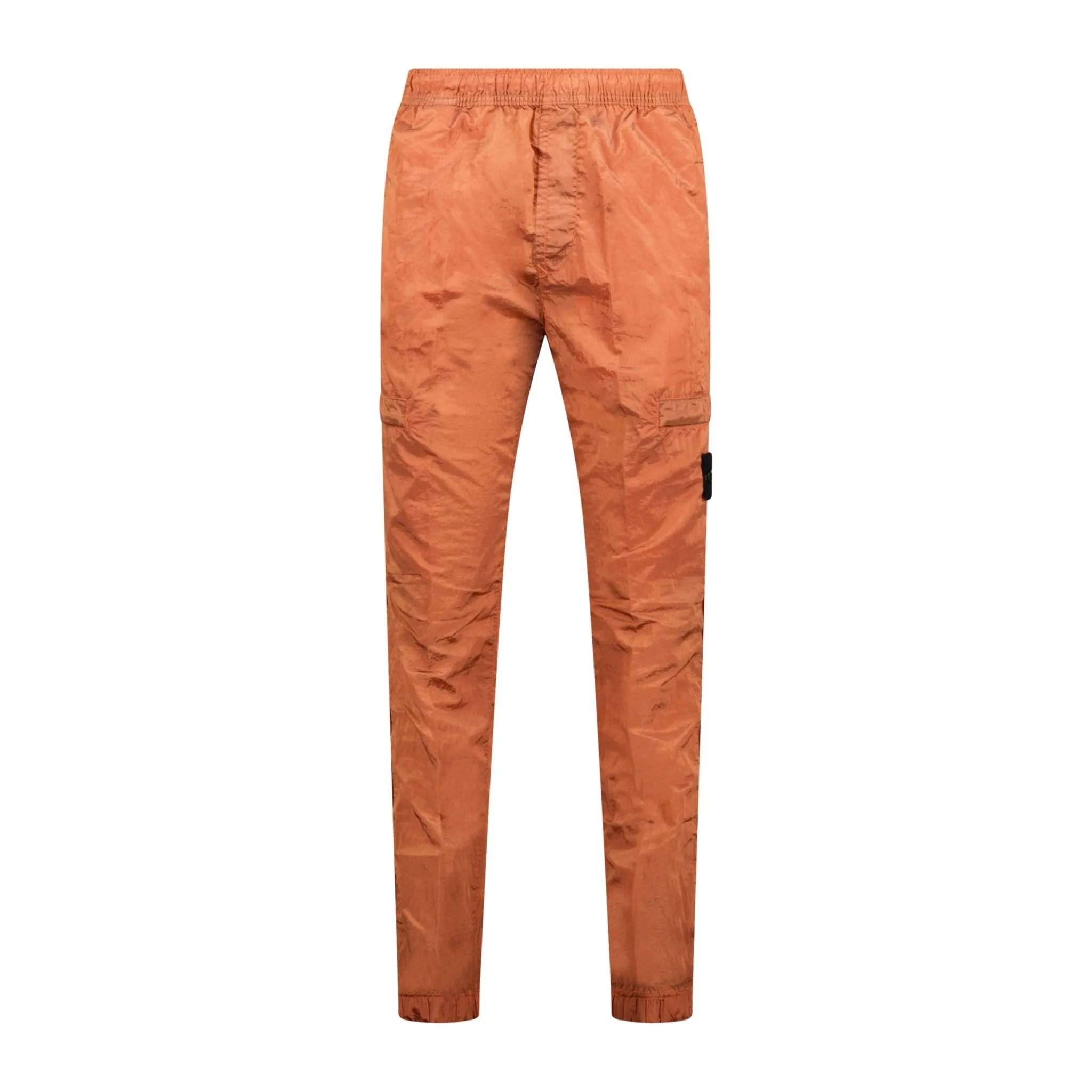 STONE ISLAND NYLON METAL CARGO PANTS RUST