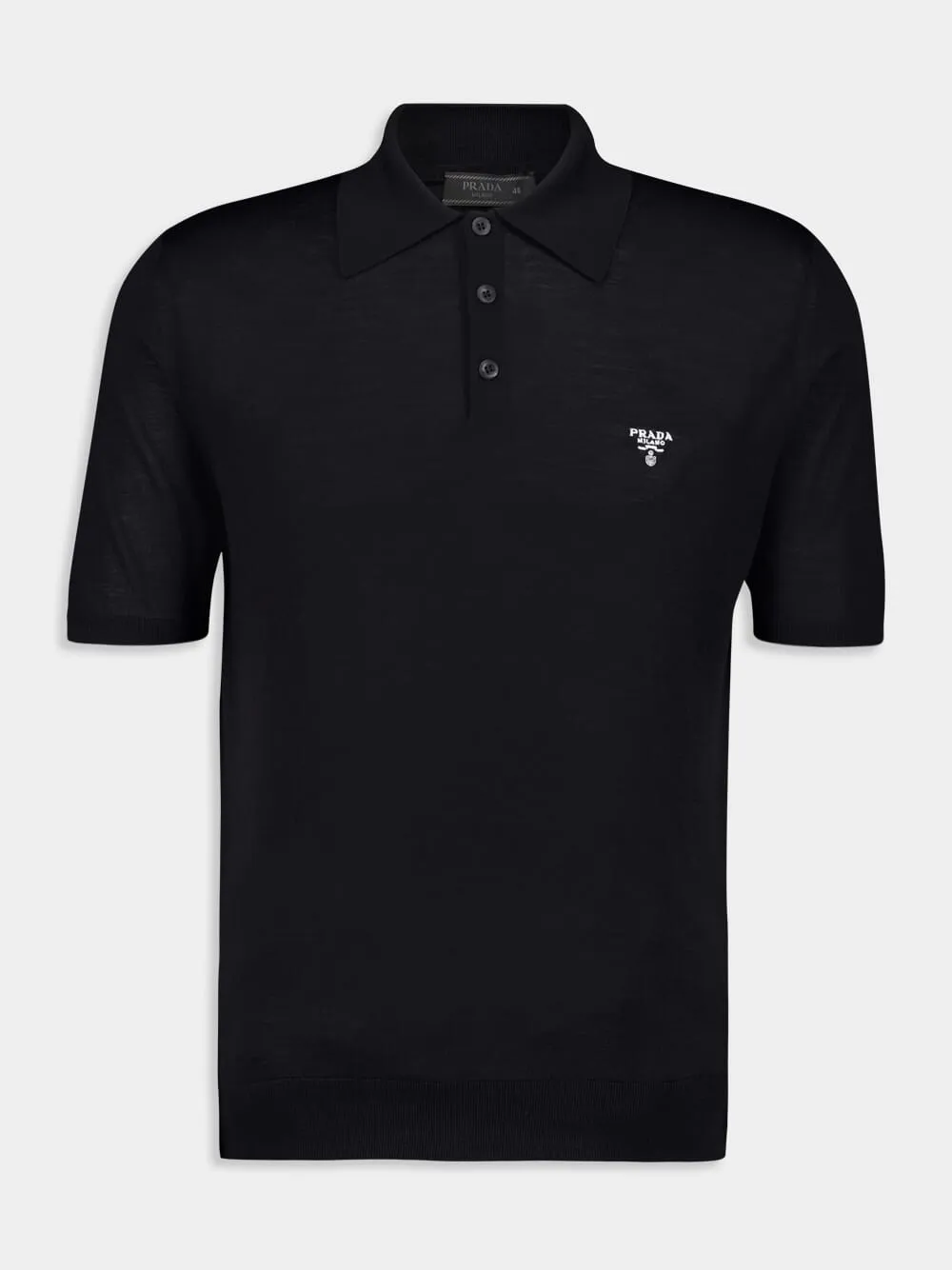 Superfine Wool Logo Polo