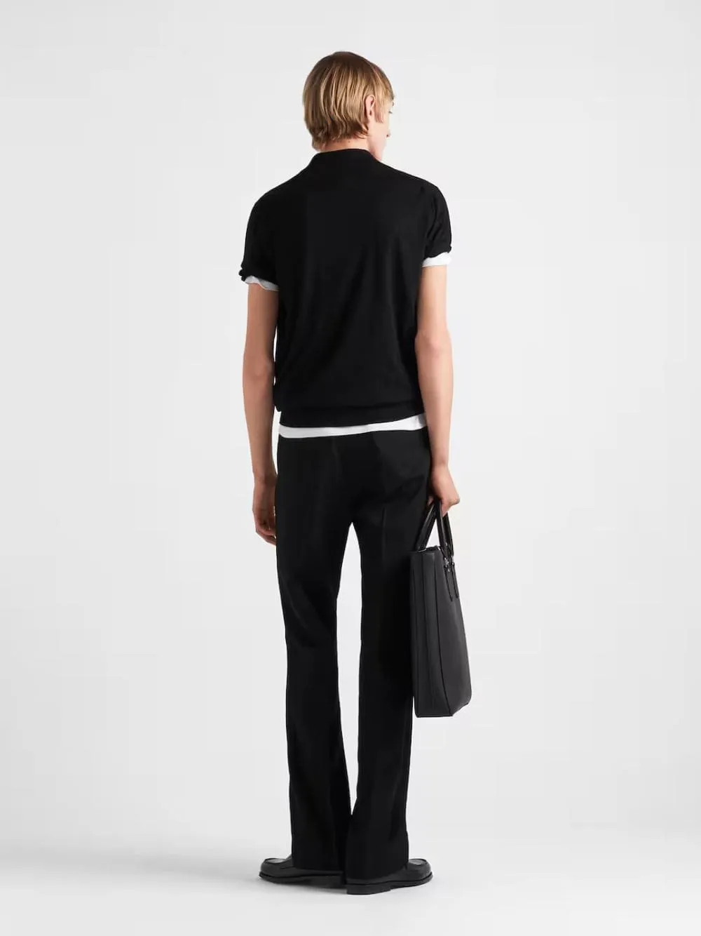 Superfine Wool Logo Polo