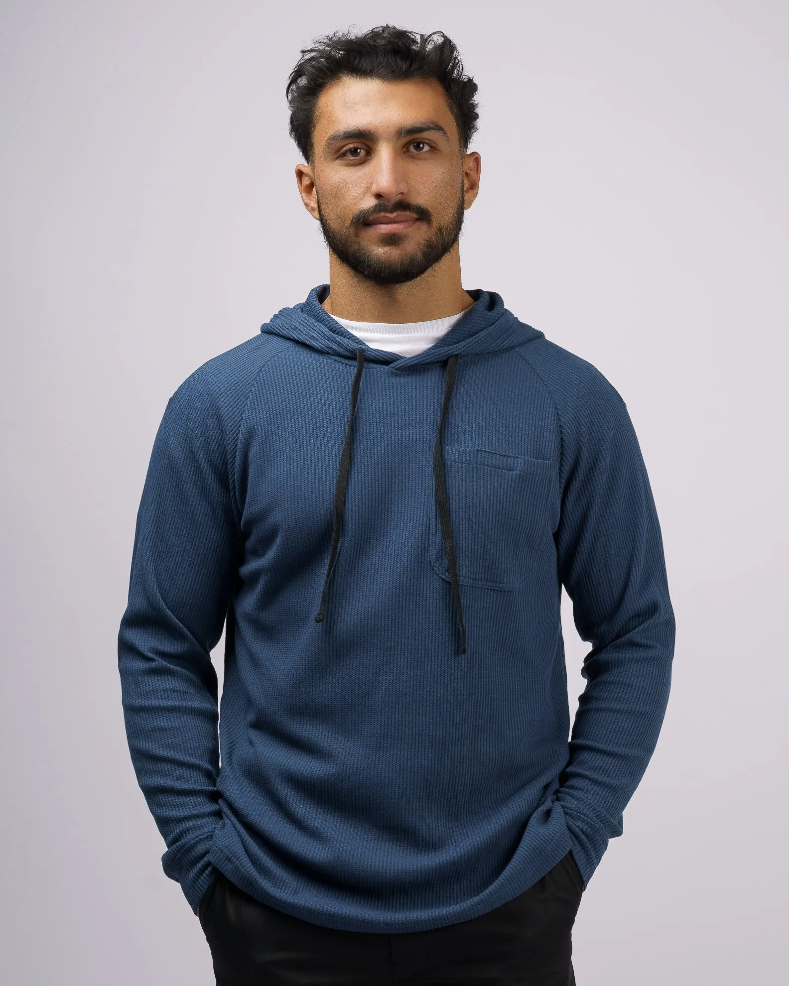 Tahoe Hooded Waffle Knit
