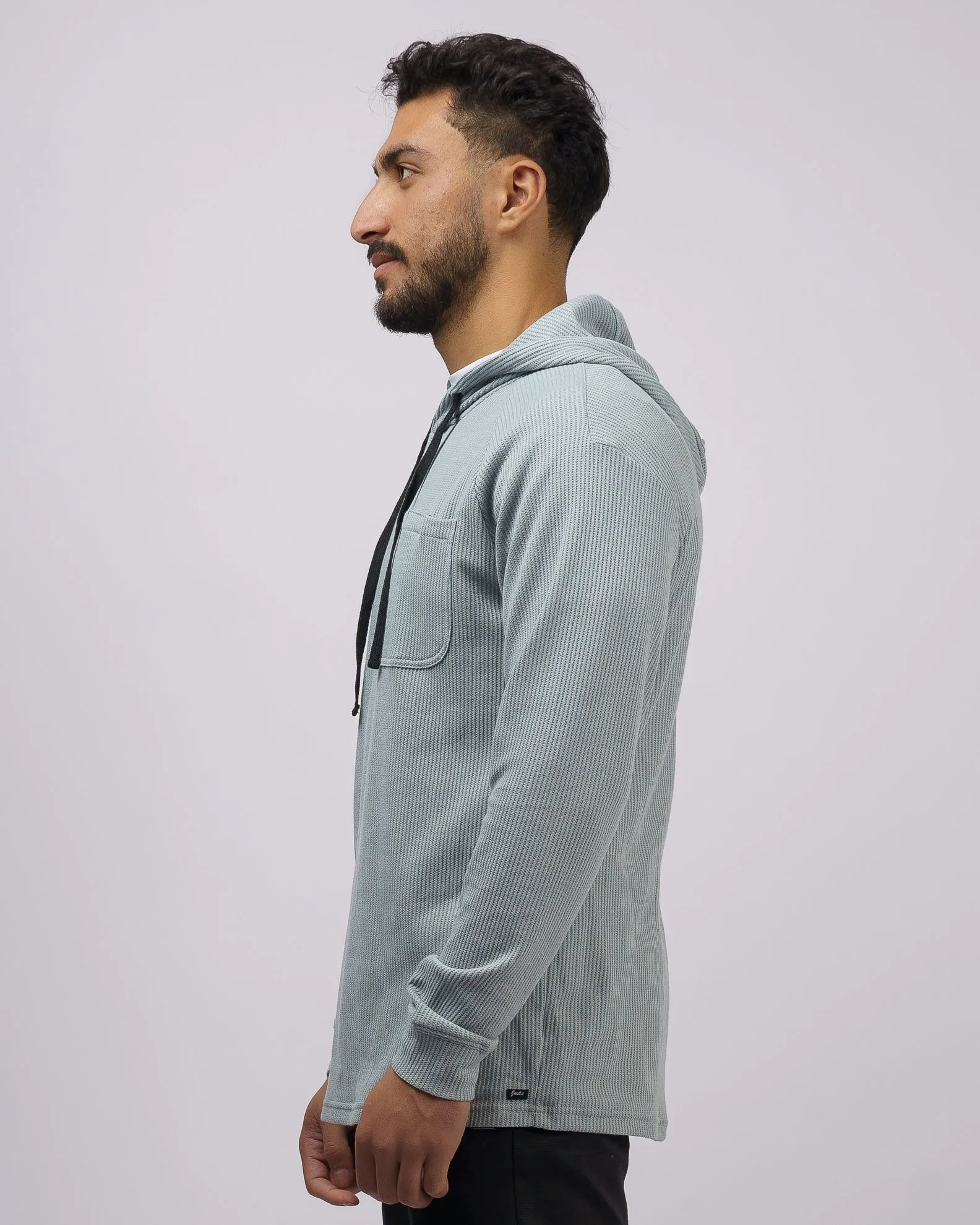 Tahoe Hooded Waffle Knit