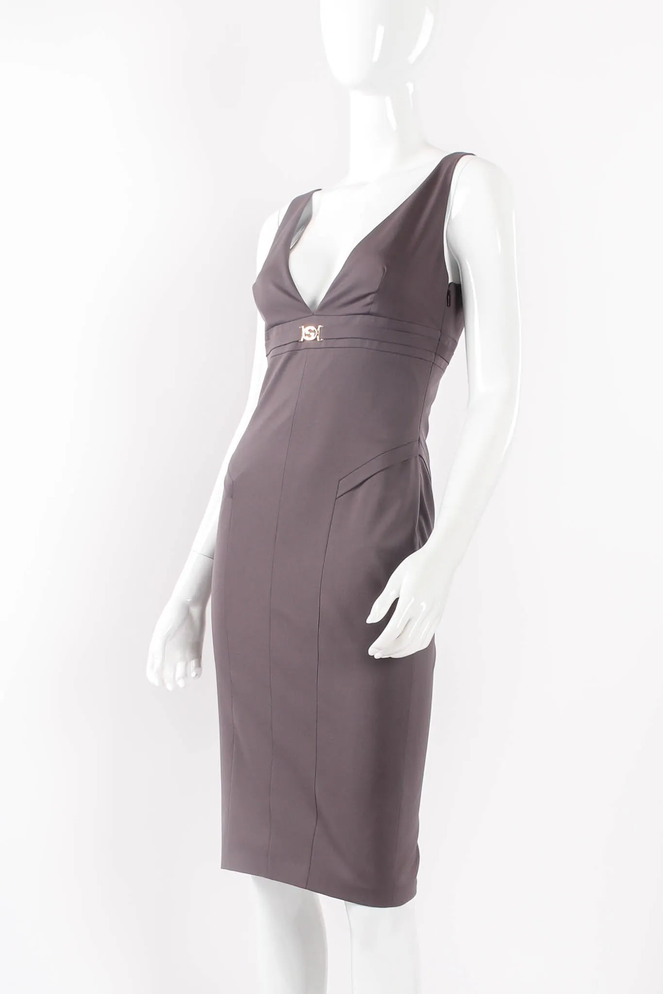 Tailored Midi Sheath Dress