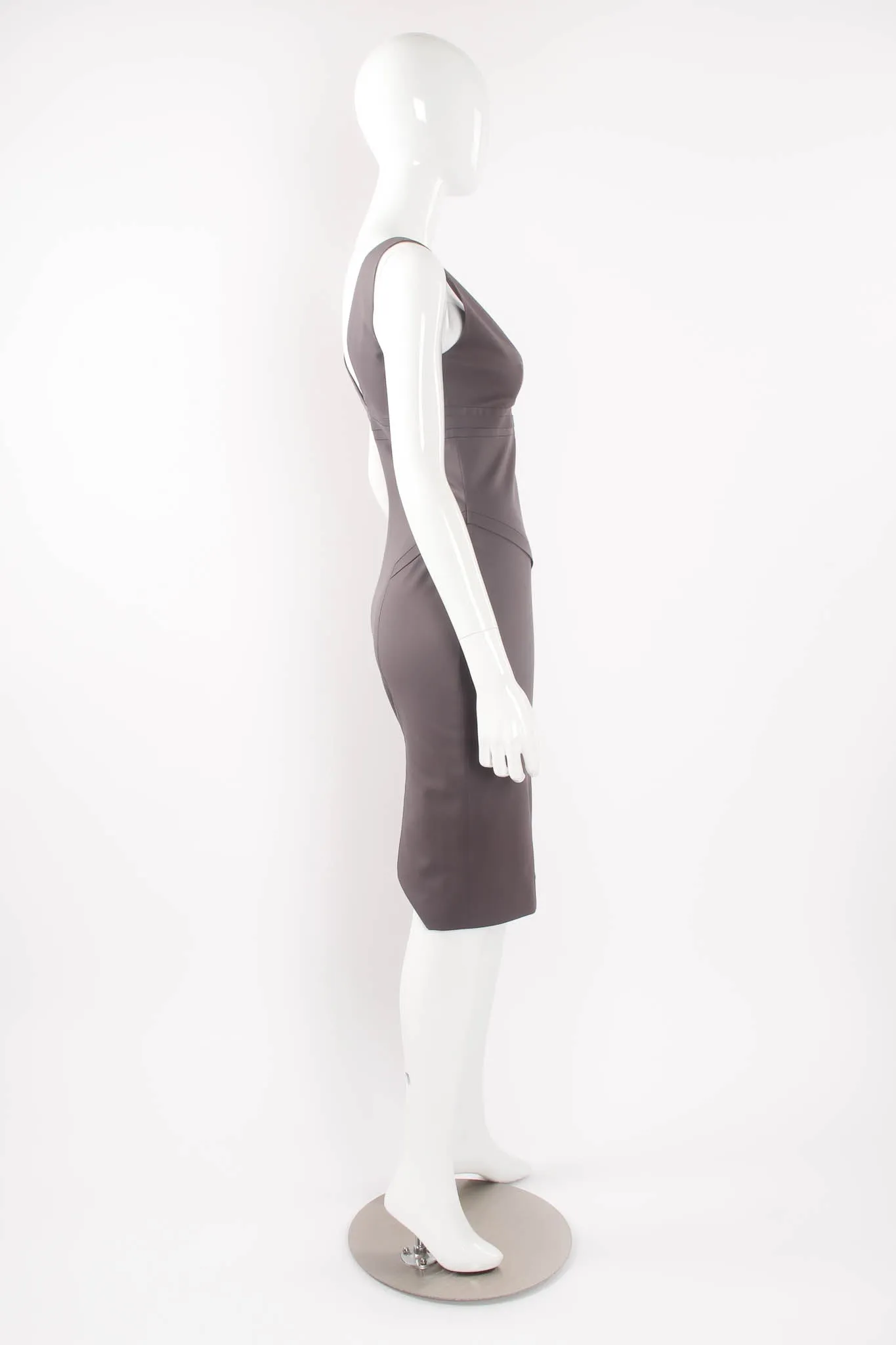 Tailored Midi Sheath Dress