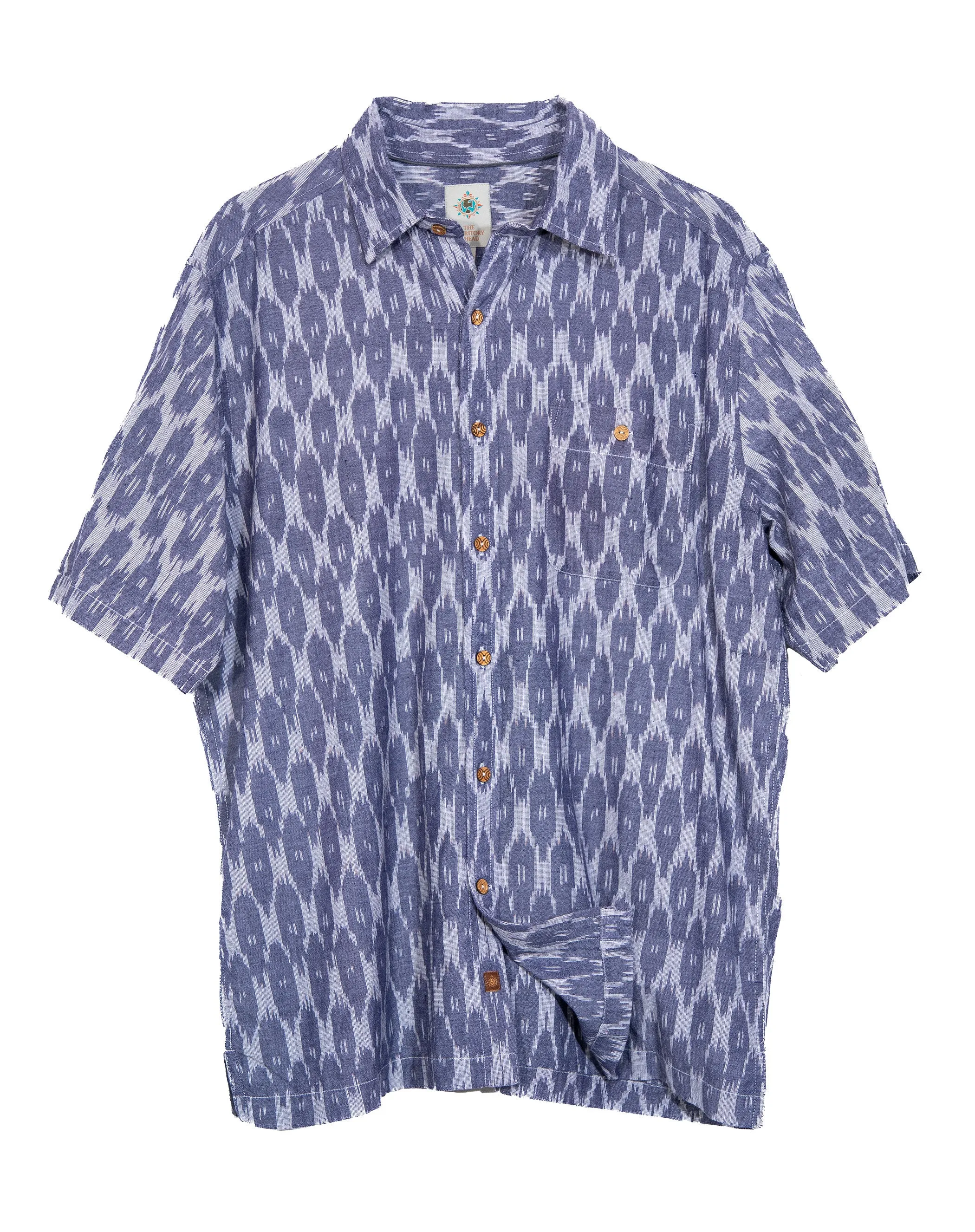 Tall Chambray Ikat Shirt