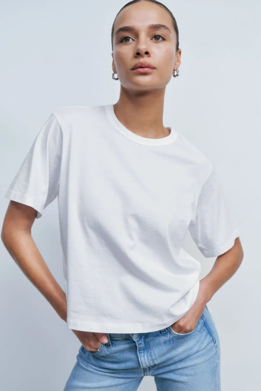 The Practice Tee in Dime Knit™