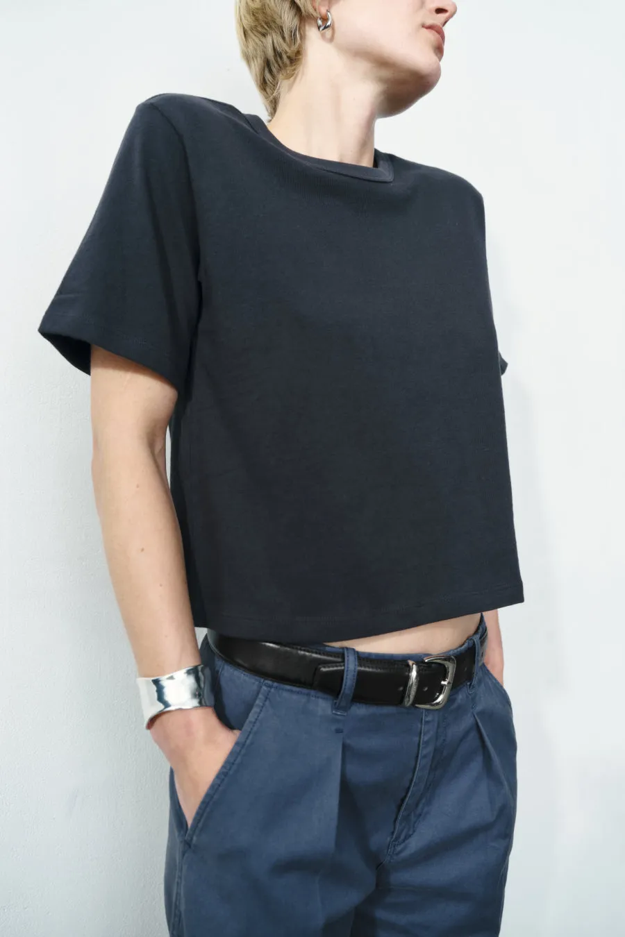 The Practice Tee in Dime Knit™