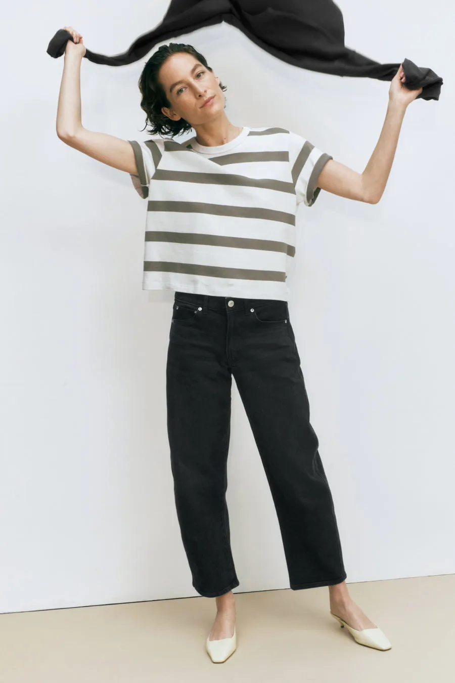 The Practice Tee in Dime Knit™