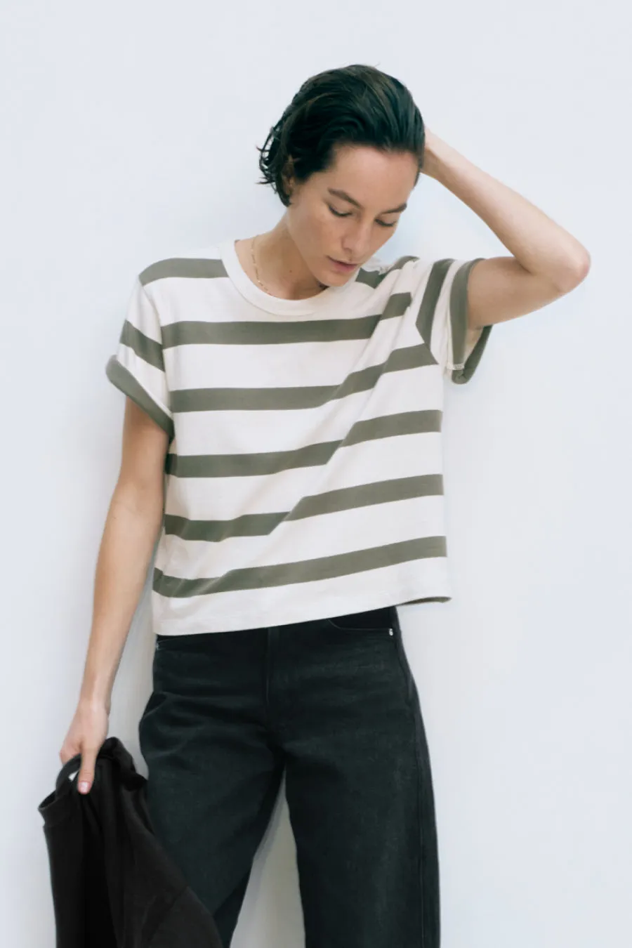 The Practice Tee in Dime Knit™