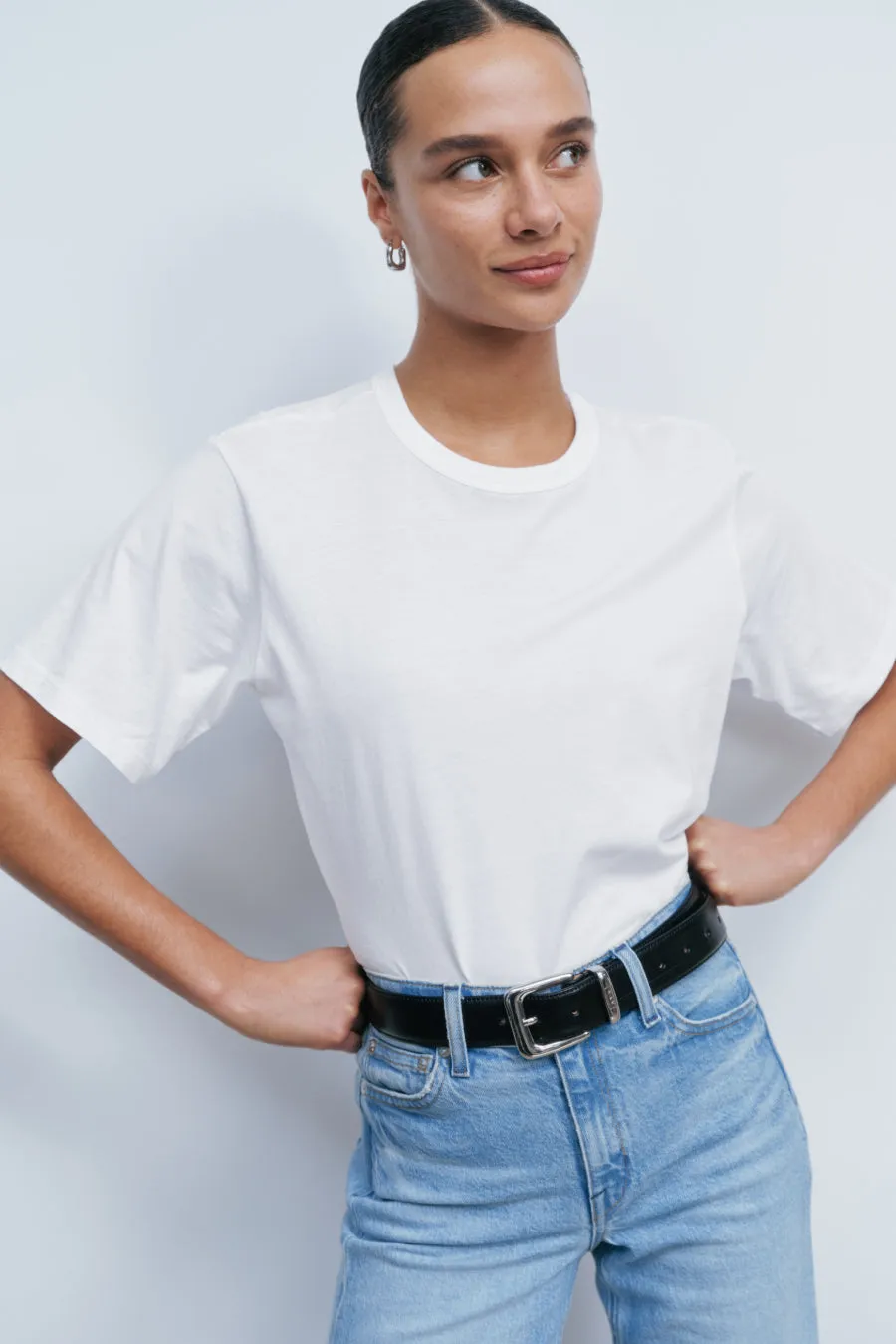 The Practice Tee in Dime Knit™