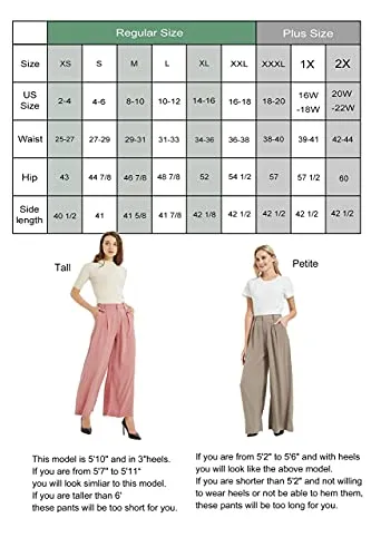 Tronjori Women's Palazzo Pants