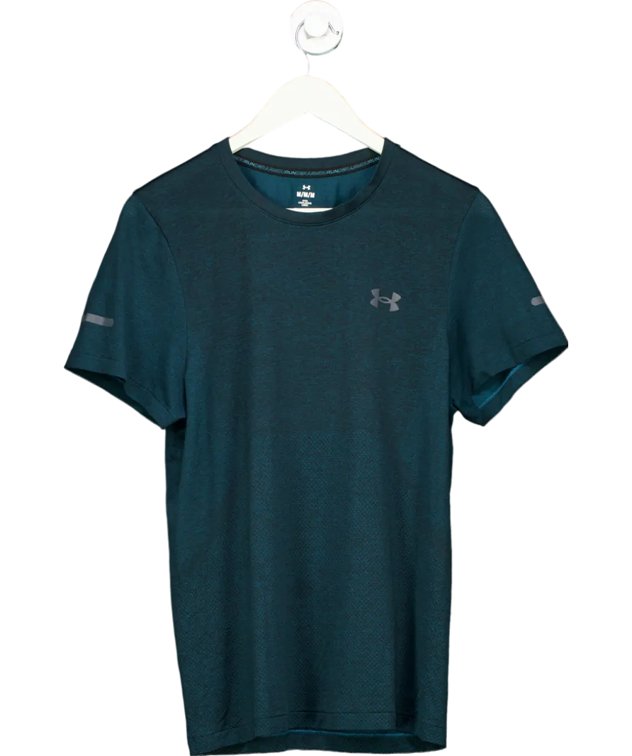 Under Armour Green Men's Ua Seamless Stride Short Sleeve UK M