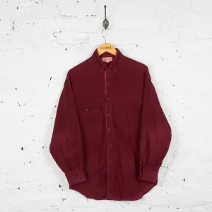 Vintage Corduroy Shirt - Red - L