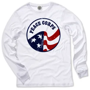 Vintage Peace Corps Logo Men's Long Sleeve Tee