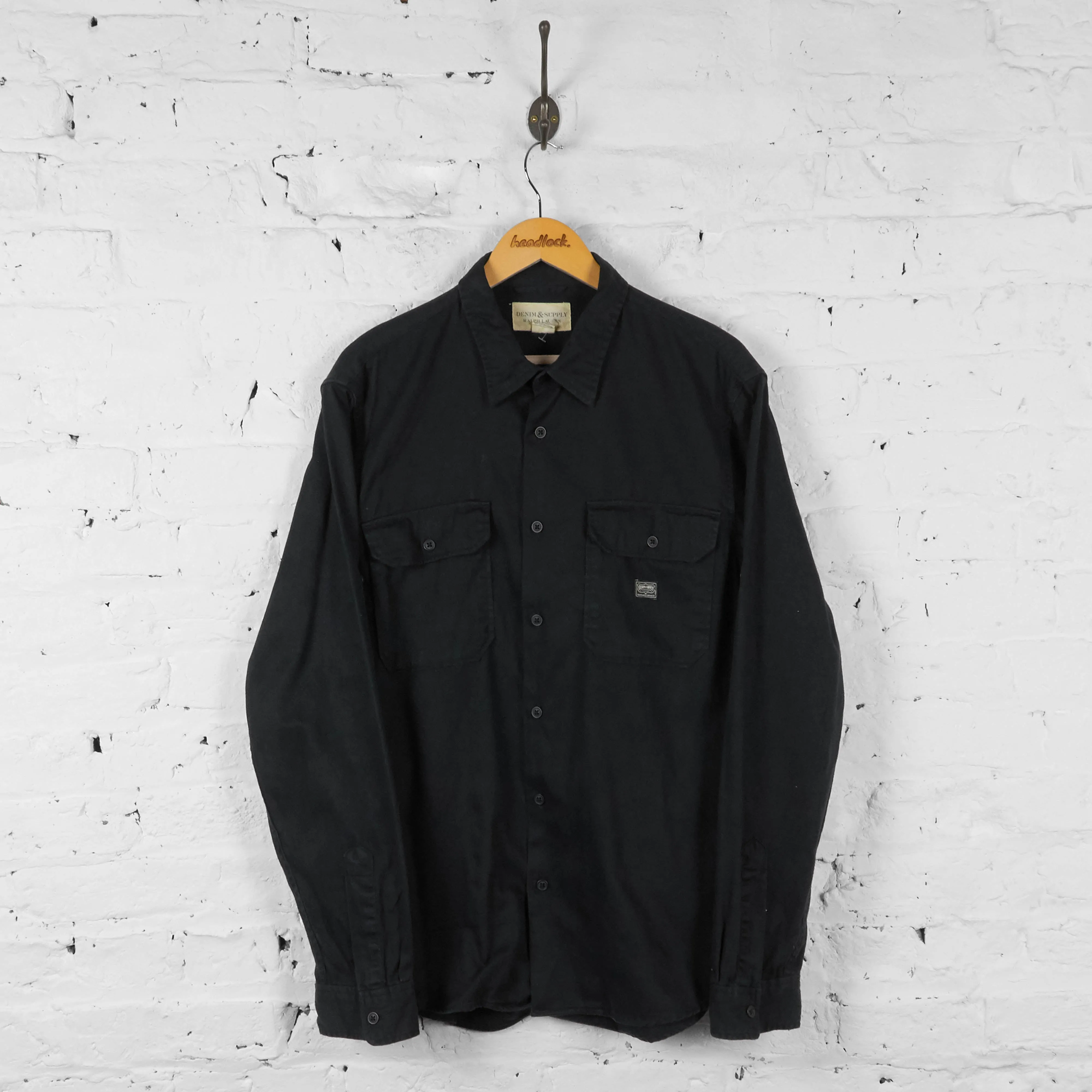 Vintage Ralph Lauren Denim Supply Shirt - Black - XL